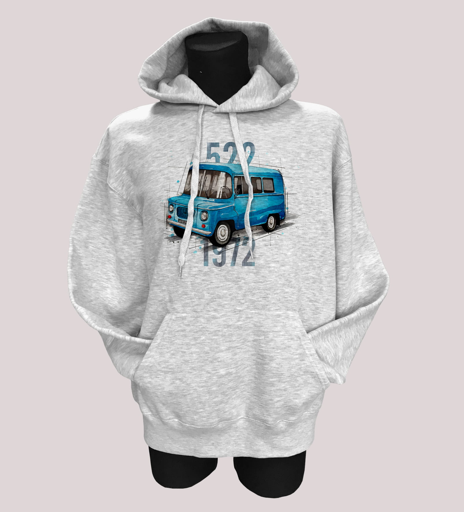 Nysa — bluza (Rozmiar: XL; Kolor bluzy: szary; Rodzaj nadruku: Nysa)