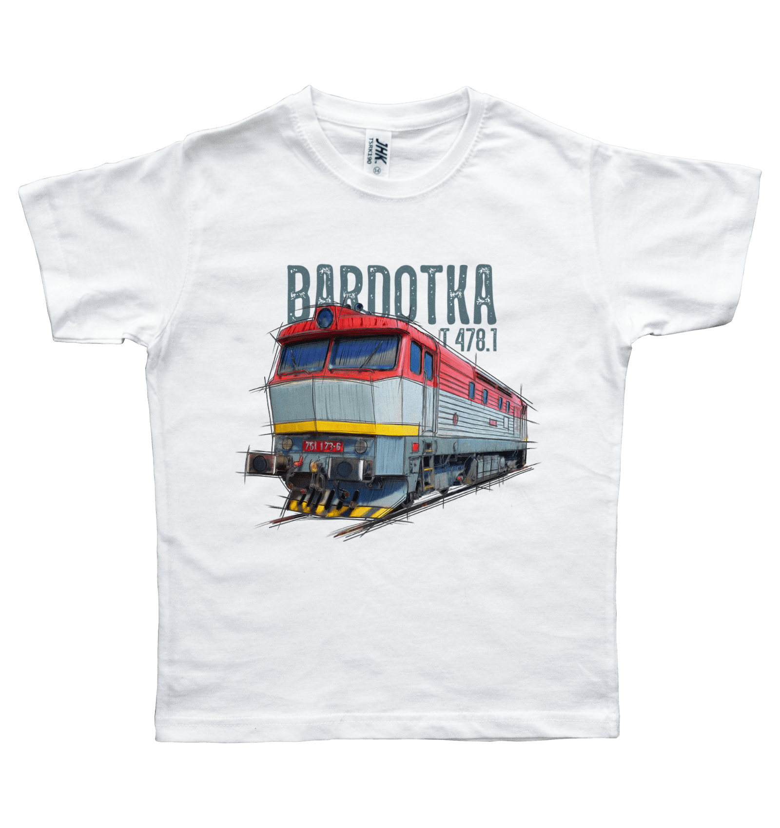 Bardotka — koszulka (Kolor koszulki: biały; Rozmiar: 1 rok; Rodzaj nadruku: Bardotka)