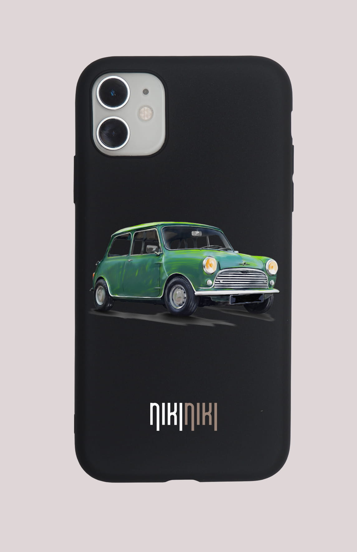 Mini — etui (Producent telefonu: IPHONE; Model telefonu: 15 PRO 6.1"; Kolor etui: czarny; Rodzaj nadruku: Mini)