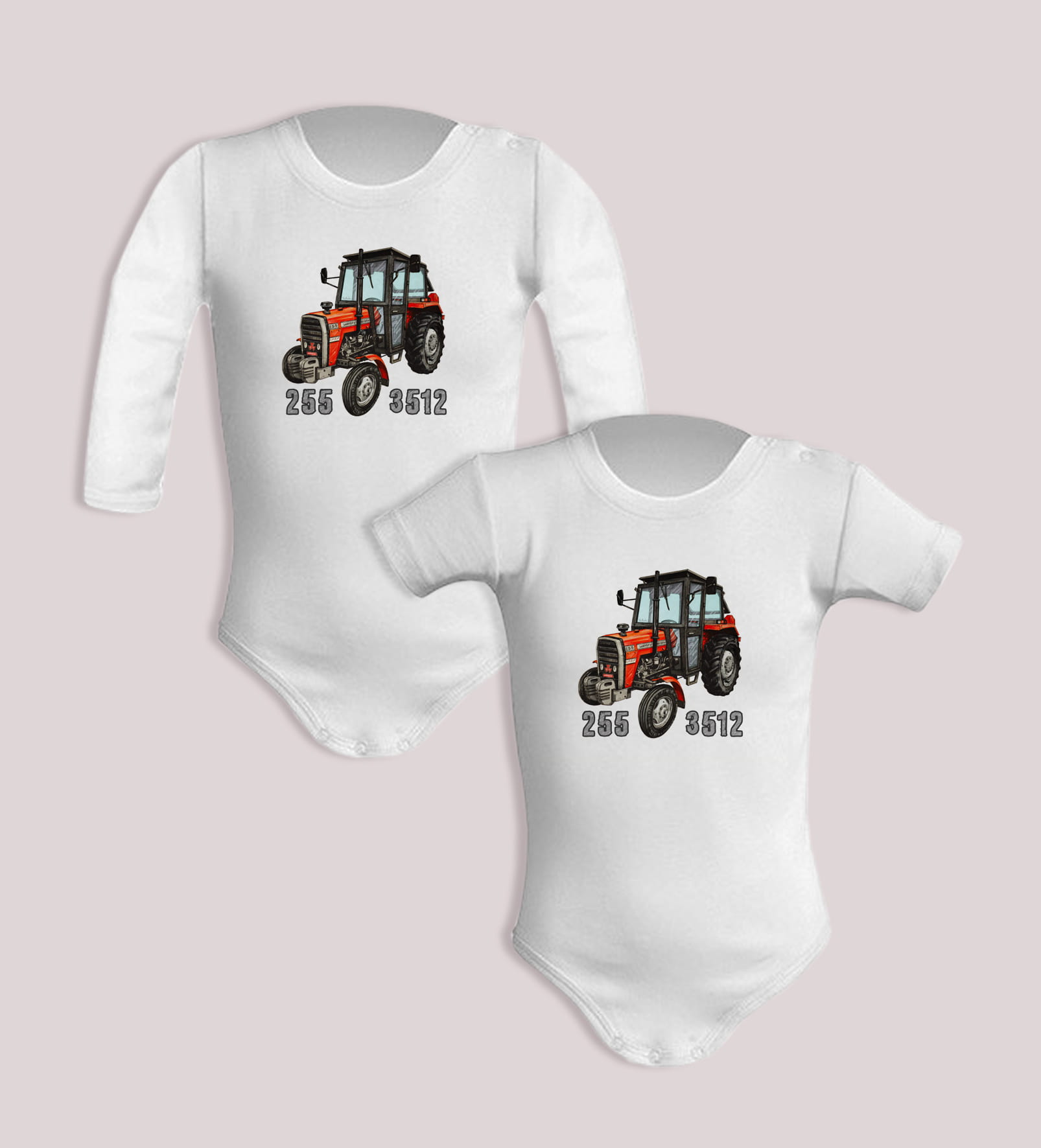 Massey Ferguson — body (Rozmiar: 3M; Długość rękawa: długi; Rodzaj nadruku: Massey Ferguson)