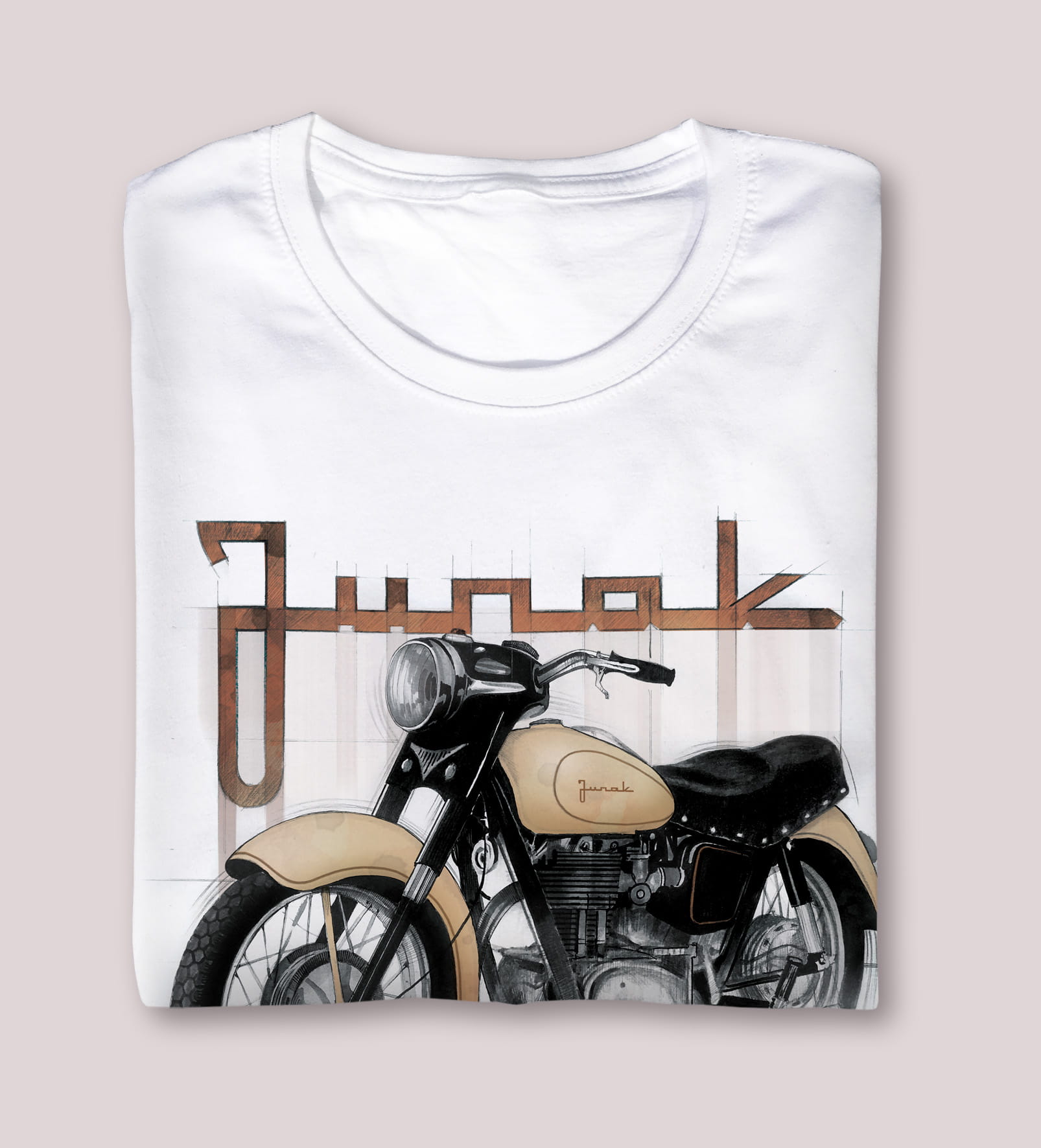 Junak M10 — koszulka (Kolor koszulki: biały; Rozmiar: 12 - 14 lat; Rodzaj nadruku: Junak M10)