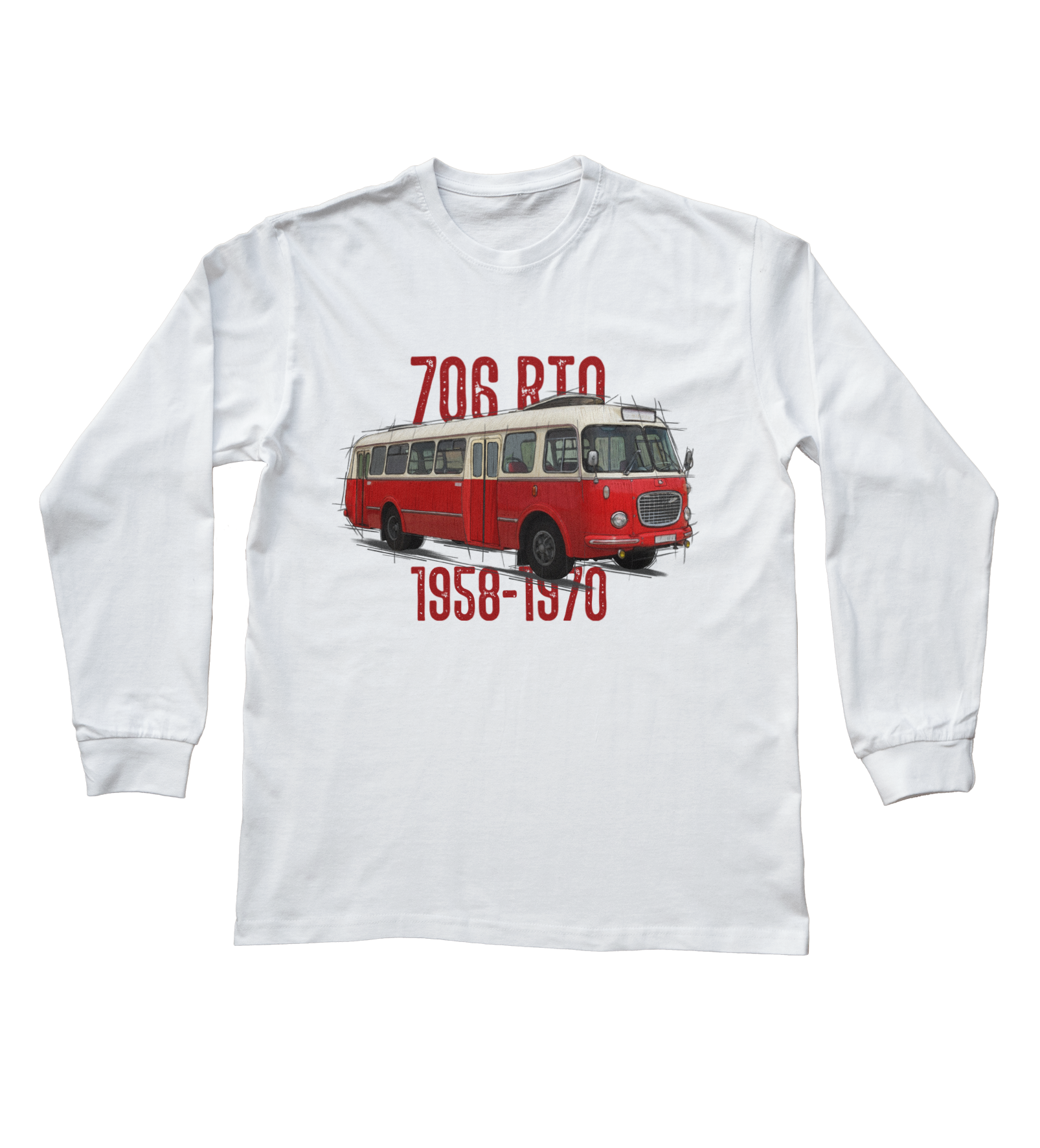 Škoda 706 RTO — bluzka z długim rękawem