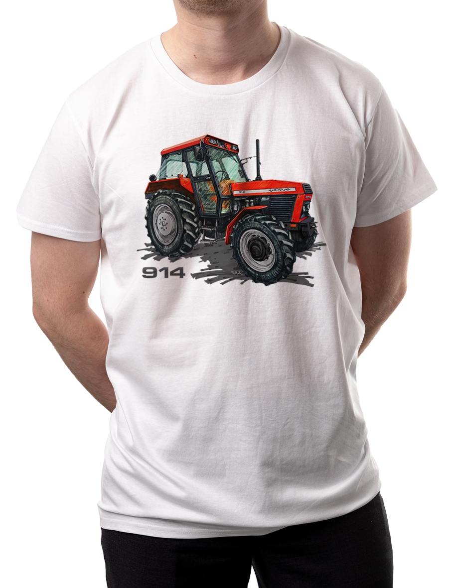 Ursus 914 — koszulka (Kolor koszulki: biały; Rozmiar: 3XL (męska); Rodzaj nadruku: Ursus 914)