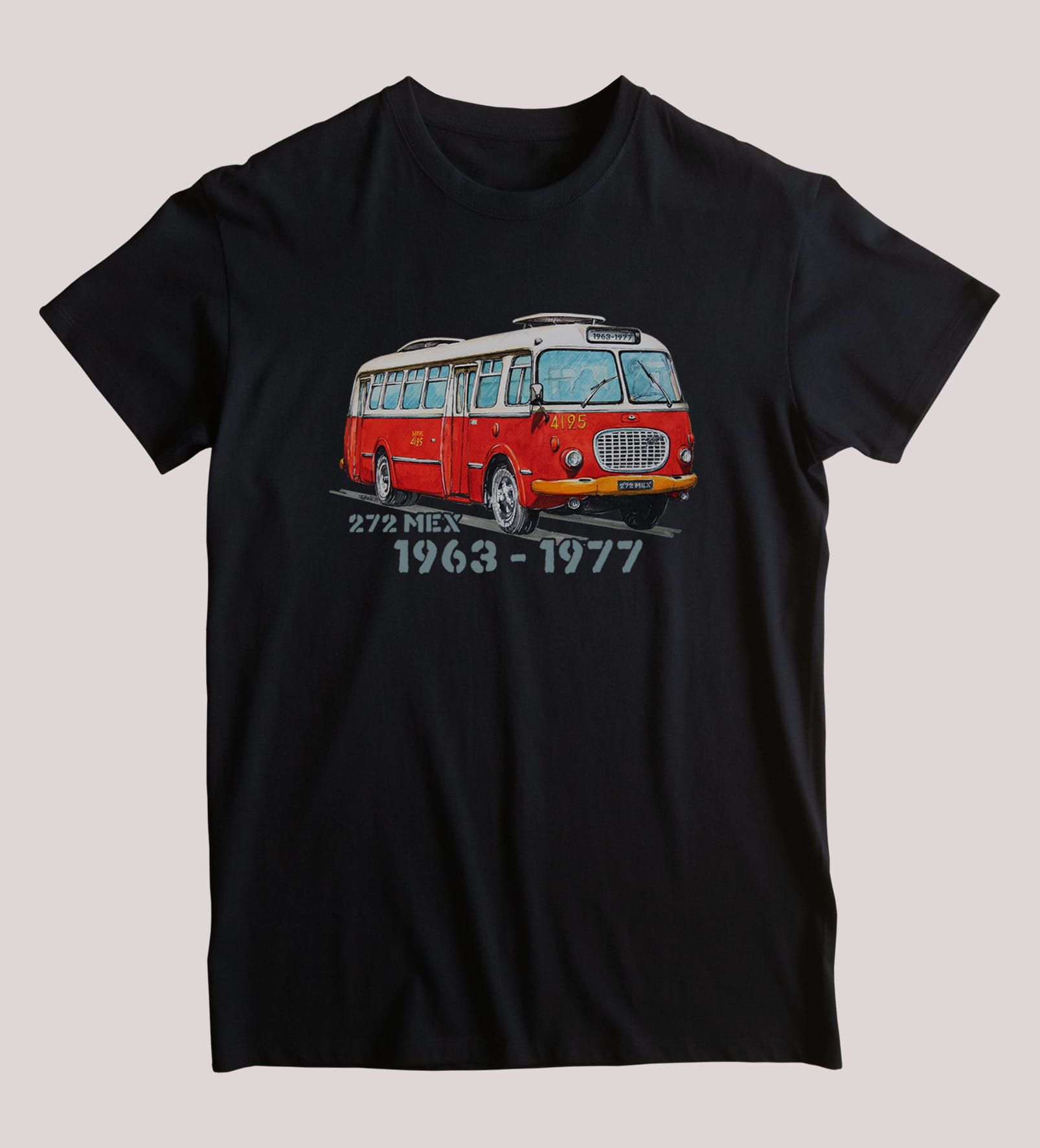 Jelcz 272 MEX — koszulka (Kolor koszulki: czarny; Rozmiar: XXL (damska); Rodzaj nadruku: Jelcz 272 MEX)