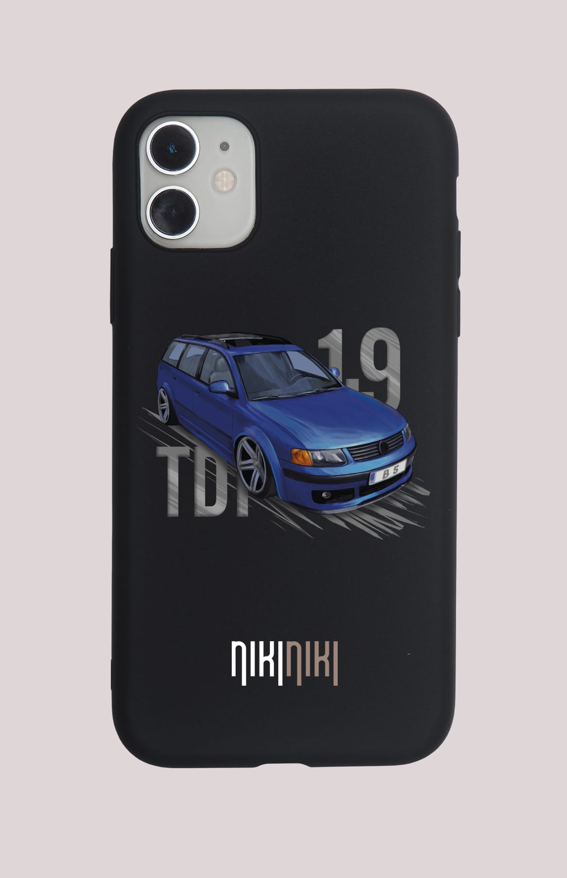 VW Passat B5 — etui (Producent telefonu: OPPO; Model telefonu: A78 4G; Kolor etui: czarny; Rodzaj nadruku: VW Passat B5)