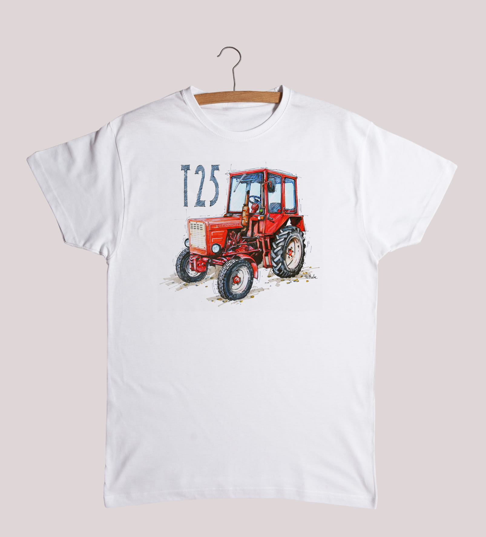 Władimiriec — koszulka (Kolor koszulki: biały; Rozmiar: 7 - 8 lat; Rodzaj nadruku: Władimiriec)