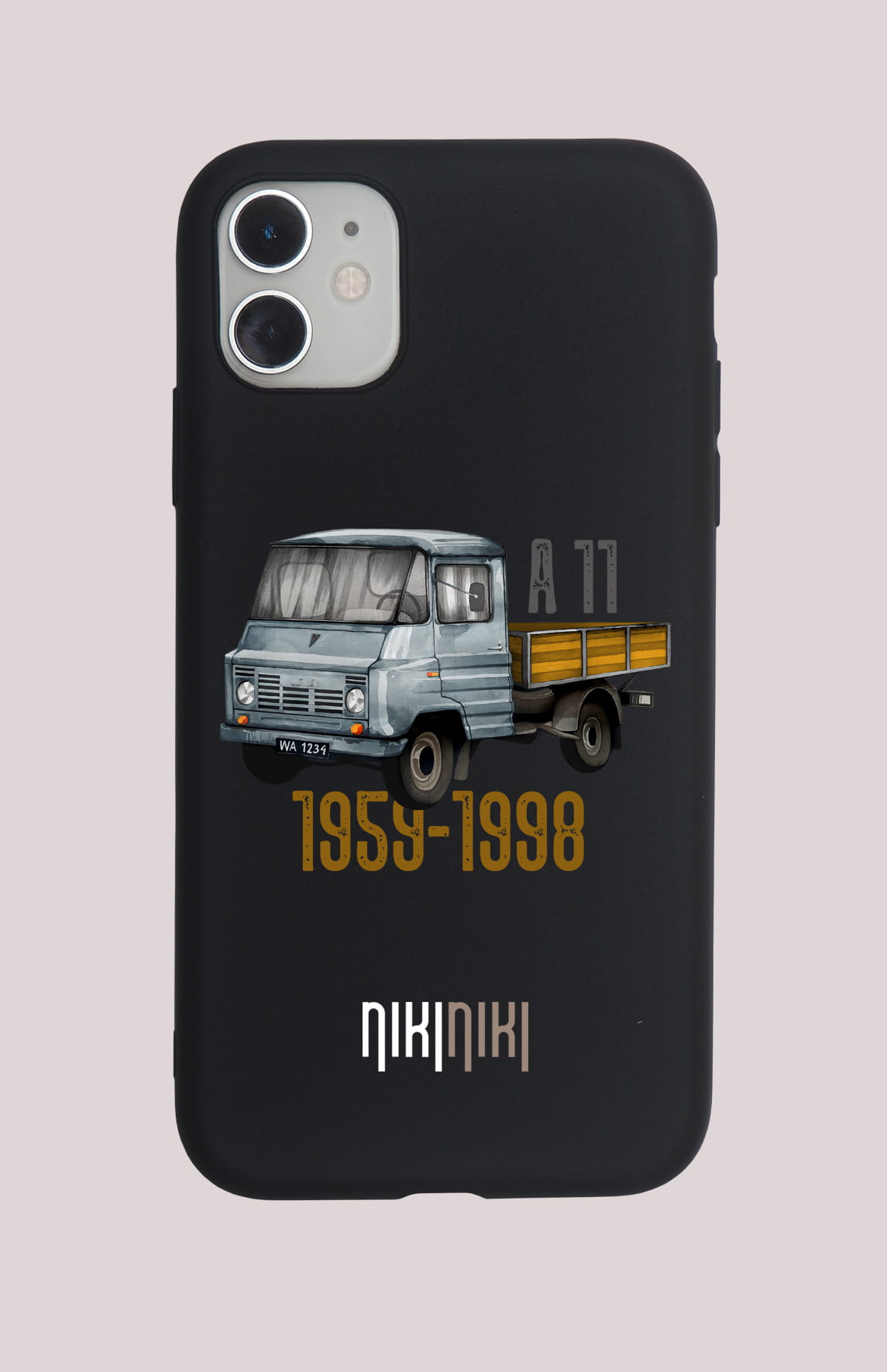 Żuk A11 — etui (Producent telefonu: MOTOROLA; Model telefonu: EDGE 50 PRO; Kolor etui: czarny; Rodzaj nadruku: Żuk A11)