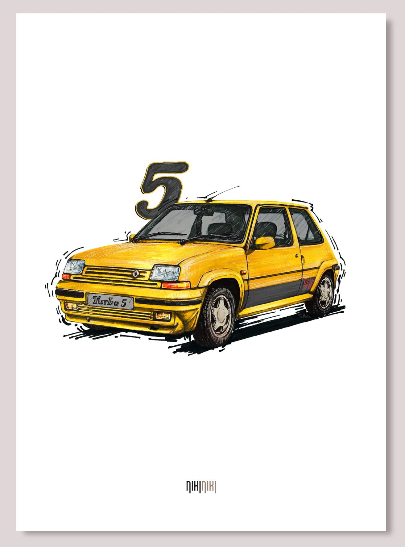 Renault 5 — plakat