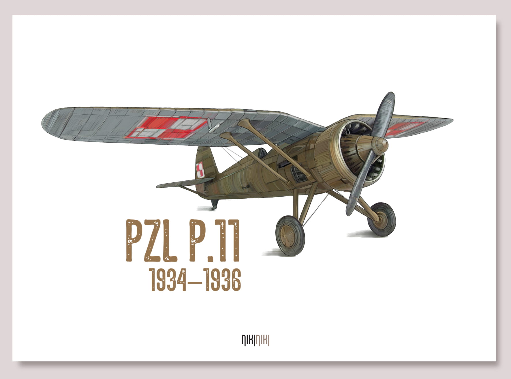 PZL P.11 — plakat