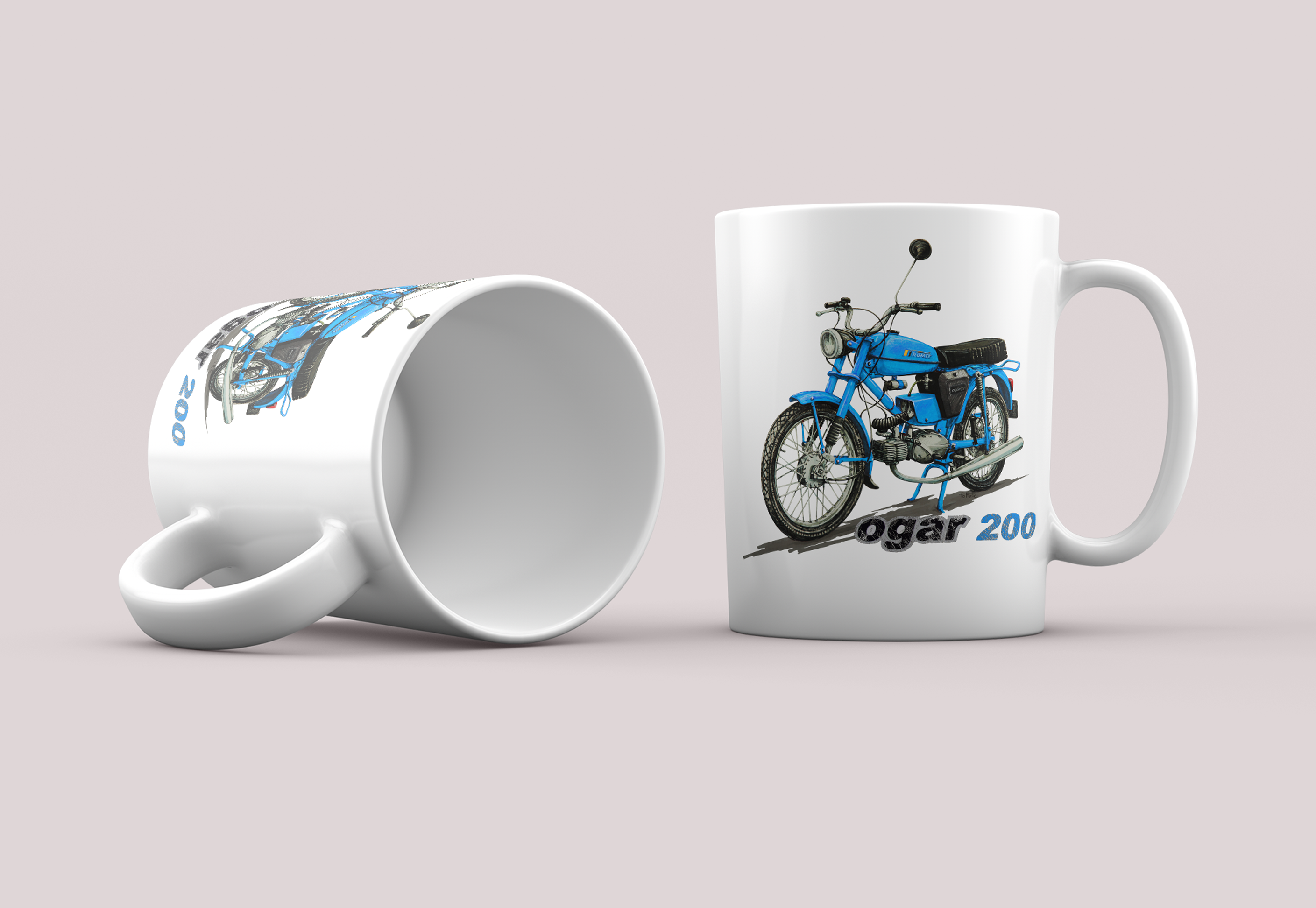 Ogar — kubek (Rodzaj nadruku: Romet Ogar 200)