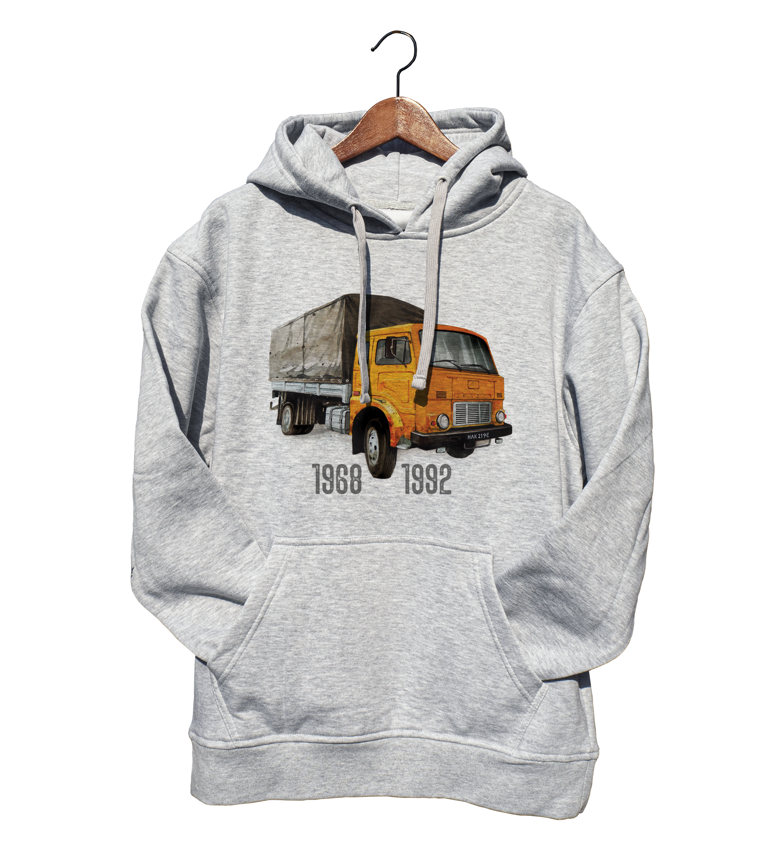 Jelcz — bluza (Rozmiar: XL; Kolor bluzy: szary; Rodzaj nadruku: Jelcz)