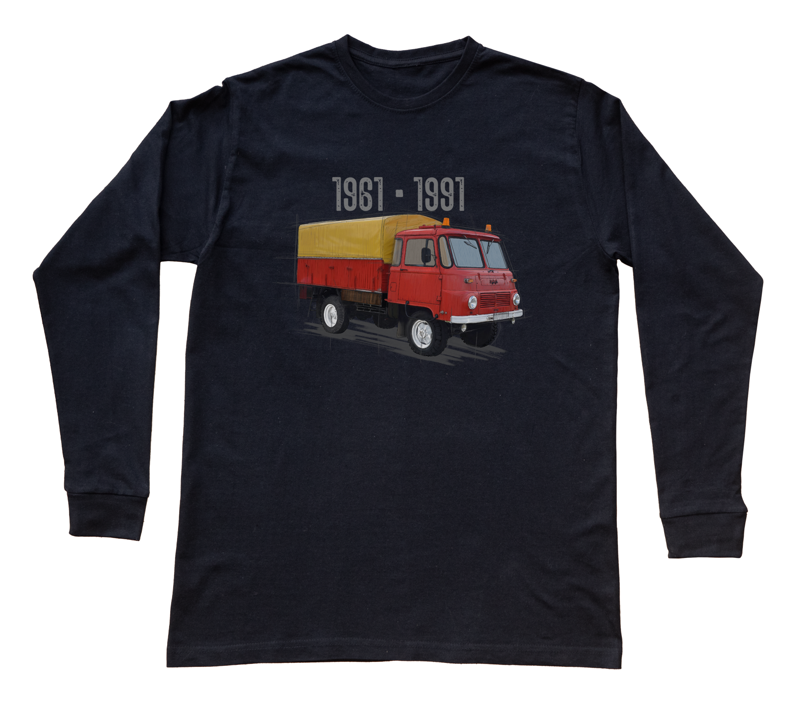 Robur — bluzka z długim rękawem (Rozmiar: 7 - 8 lat; Kolor koszulki: czarny; Rodzaj nadruku: Robur)