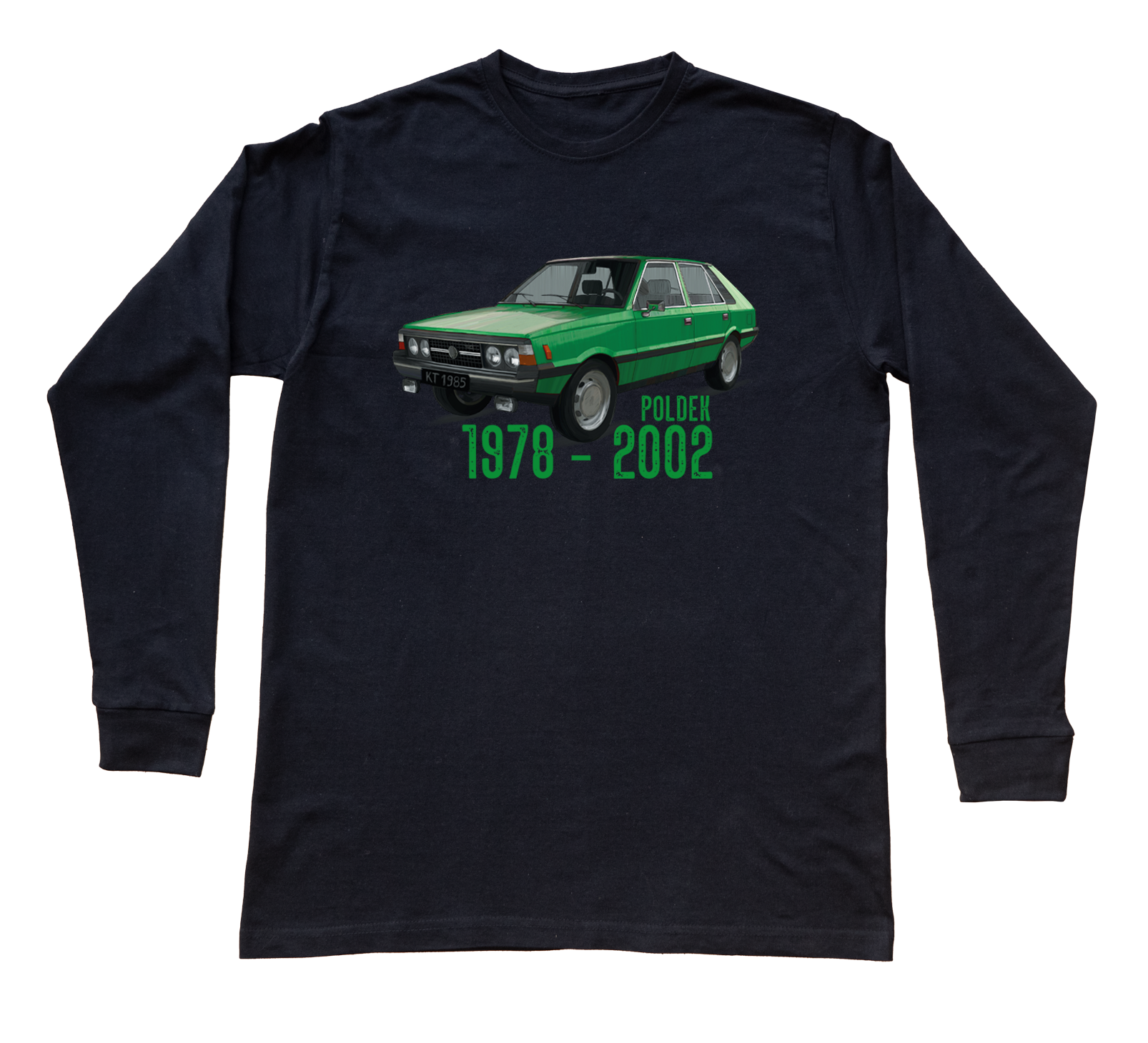 Polonez — bluzka z długim rękawem (Rozmiar: 3 - 4 lata; Kolor koszulki: czarny; Rodzaj nadruku: Polonez)