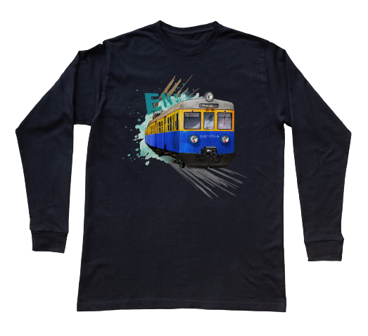 EN57 — bluzka z długim rękawem (Rozmiar: L (dorosła); Kolor koszulki: czarny; Rodzaj nadruku: EN57)