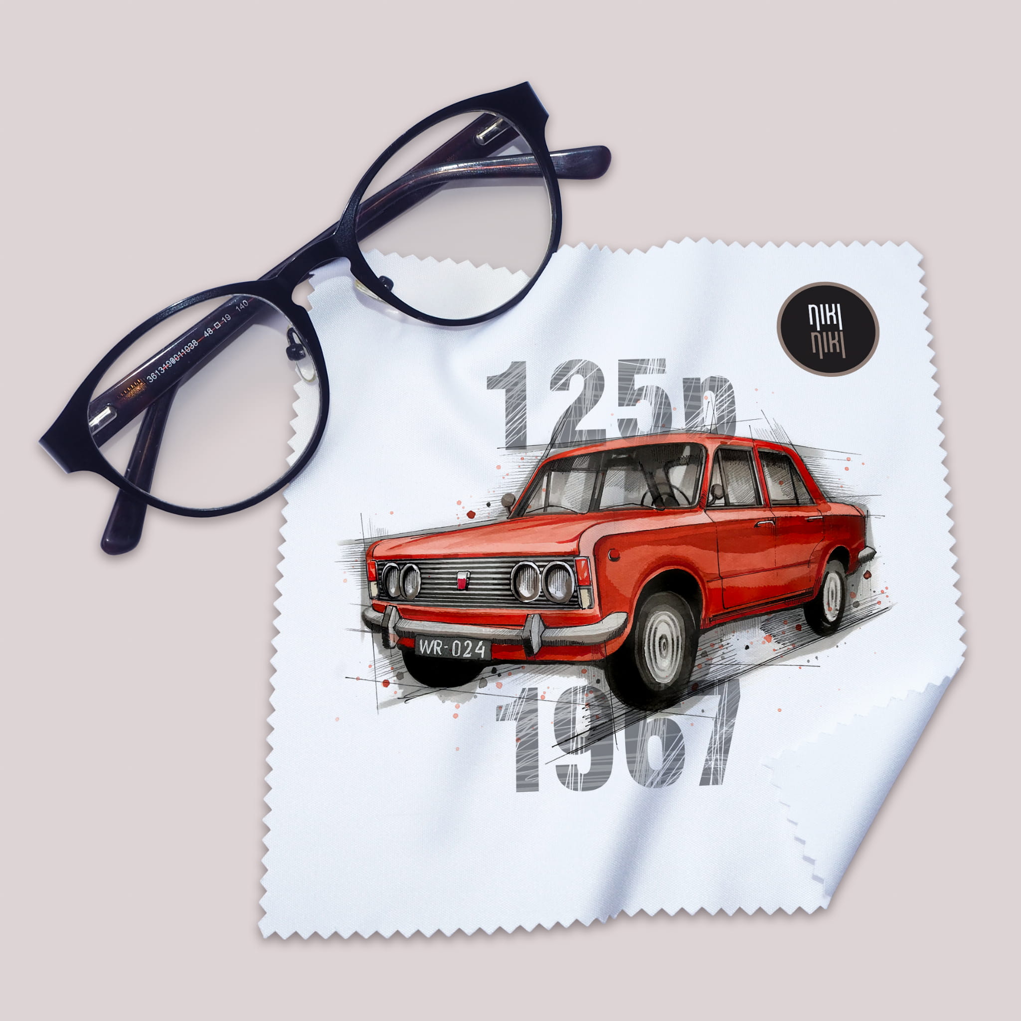 Fiat 125p — ściereczka