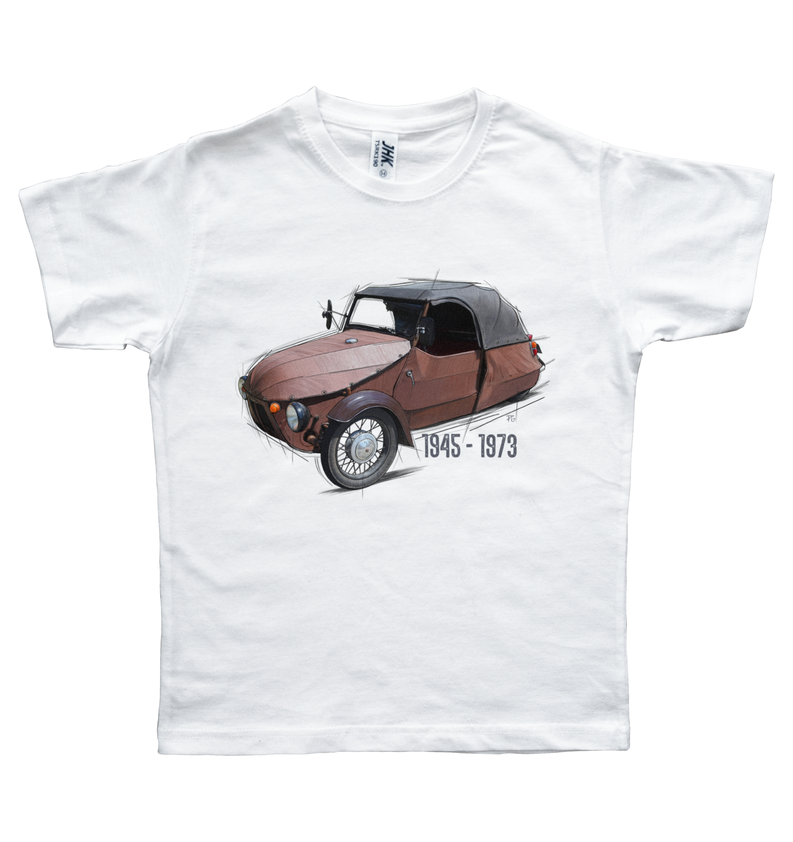 Velorex — koszulka (Kolor koszulki: biały; Rozmiar: 7 - 8 lat; Rodzaj nadruku: Velorex)