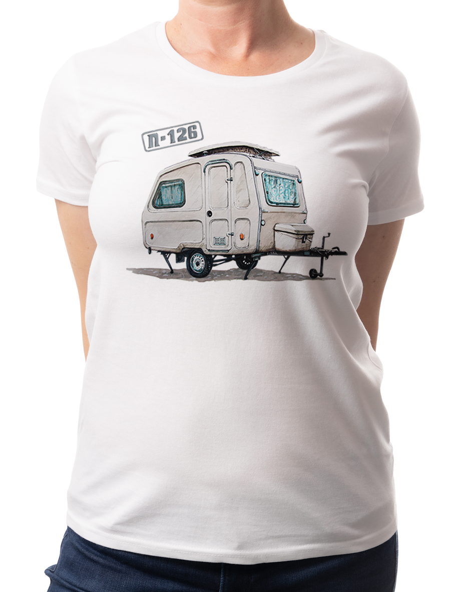 Niewiadów N-126 — koszulka (Kolor koszulki: biały; Rozmiar: XXL (damska); Rodzaj nadruku: Niewiadów N-126)