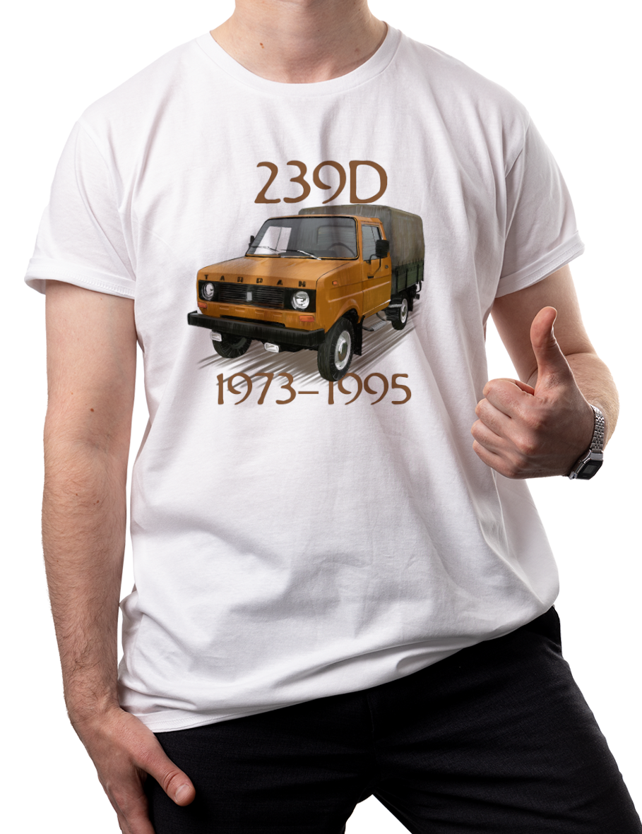 Tarpan — koszulka (Kolor koszulki: biały; Rozmiar: 5XL (męska); Rodzaj nadruku: Tarpan)