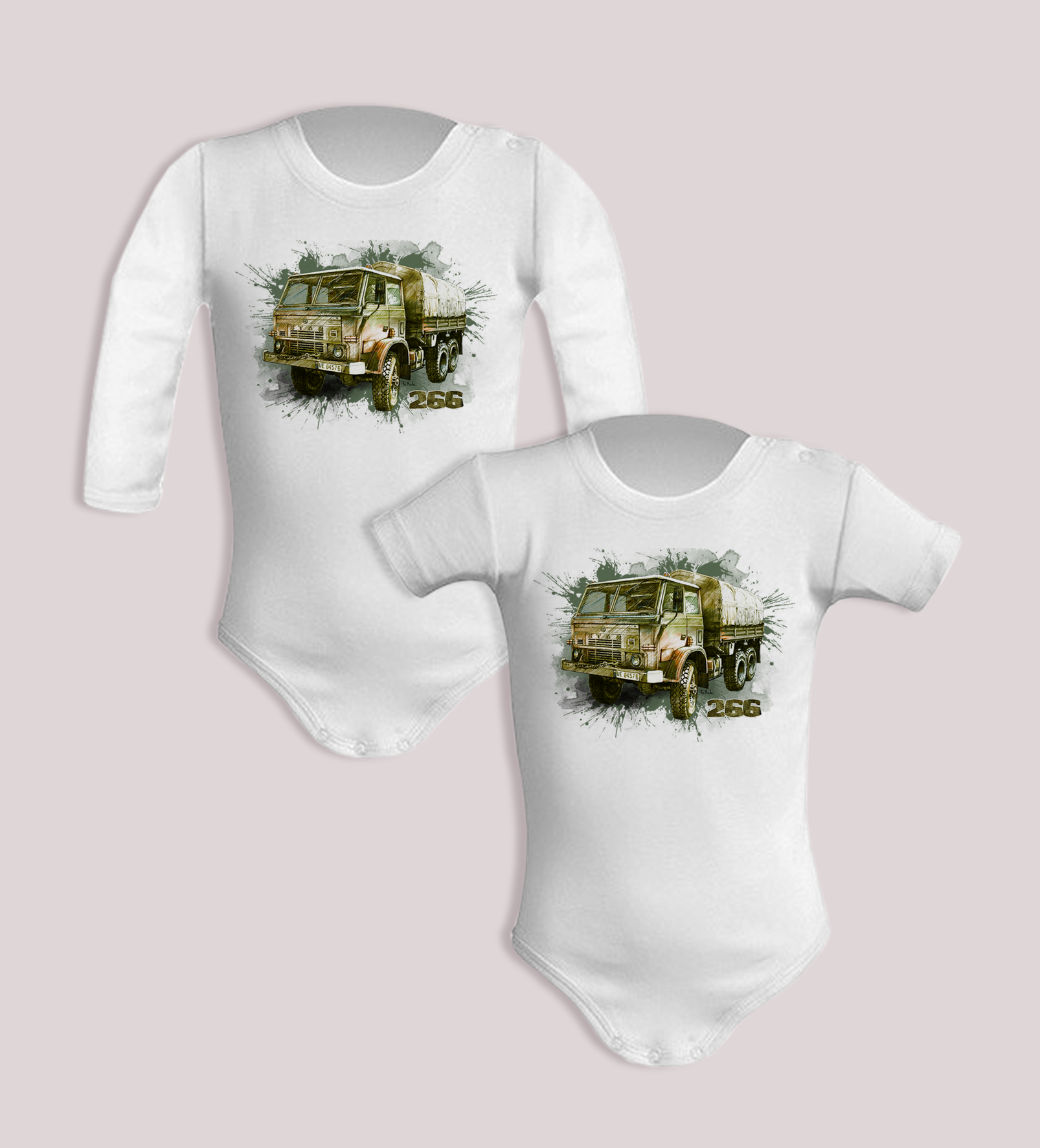 Star 266 — body (Rozmiar: 3M; Długość rękawa: długi; Rodzaj nadruku: Star 266)