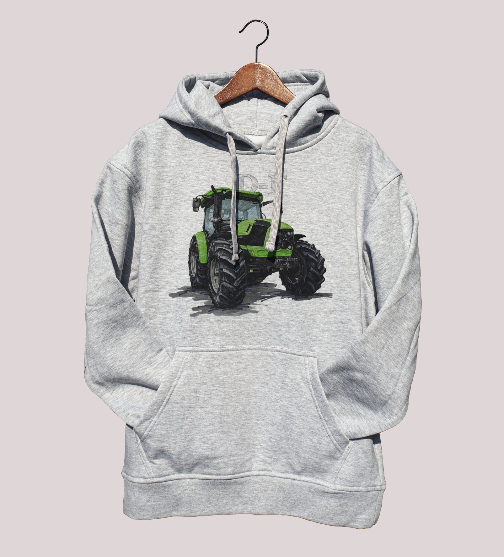 Deutz-Fahr — bluza (Rozmiar: 3 - 4 lata; Kolor bluzy: szary; Rodzaj nadruku: Deutz-Fahr)