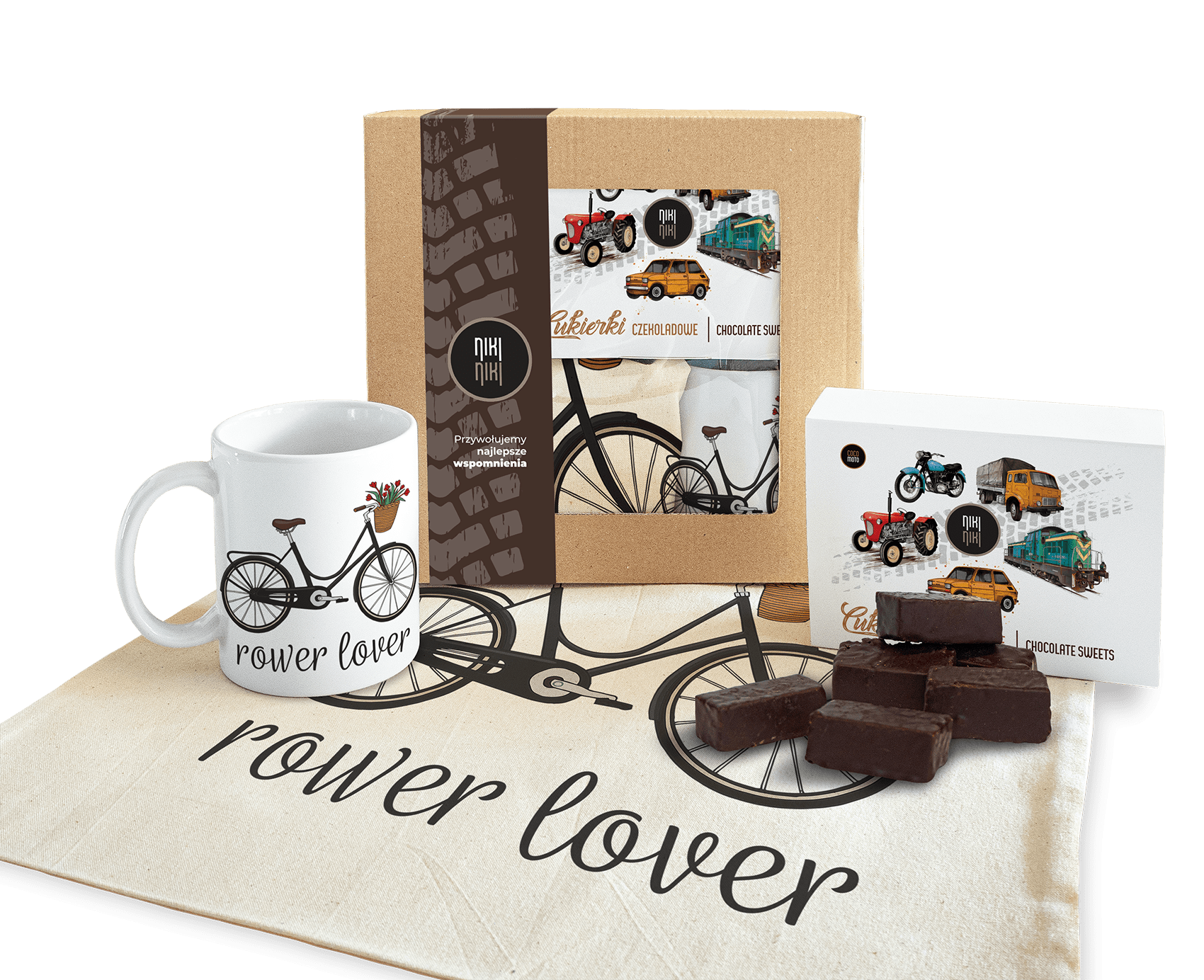 Damka — paczka (Zawartość paczki: koszulka, torba, kubek, słodycze; Rozmiar koszulki / bluzy: 4XL (męska); Kolor koszulki / bluzy: czarny; Rodzaj nadr