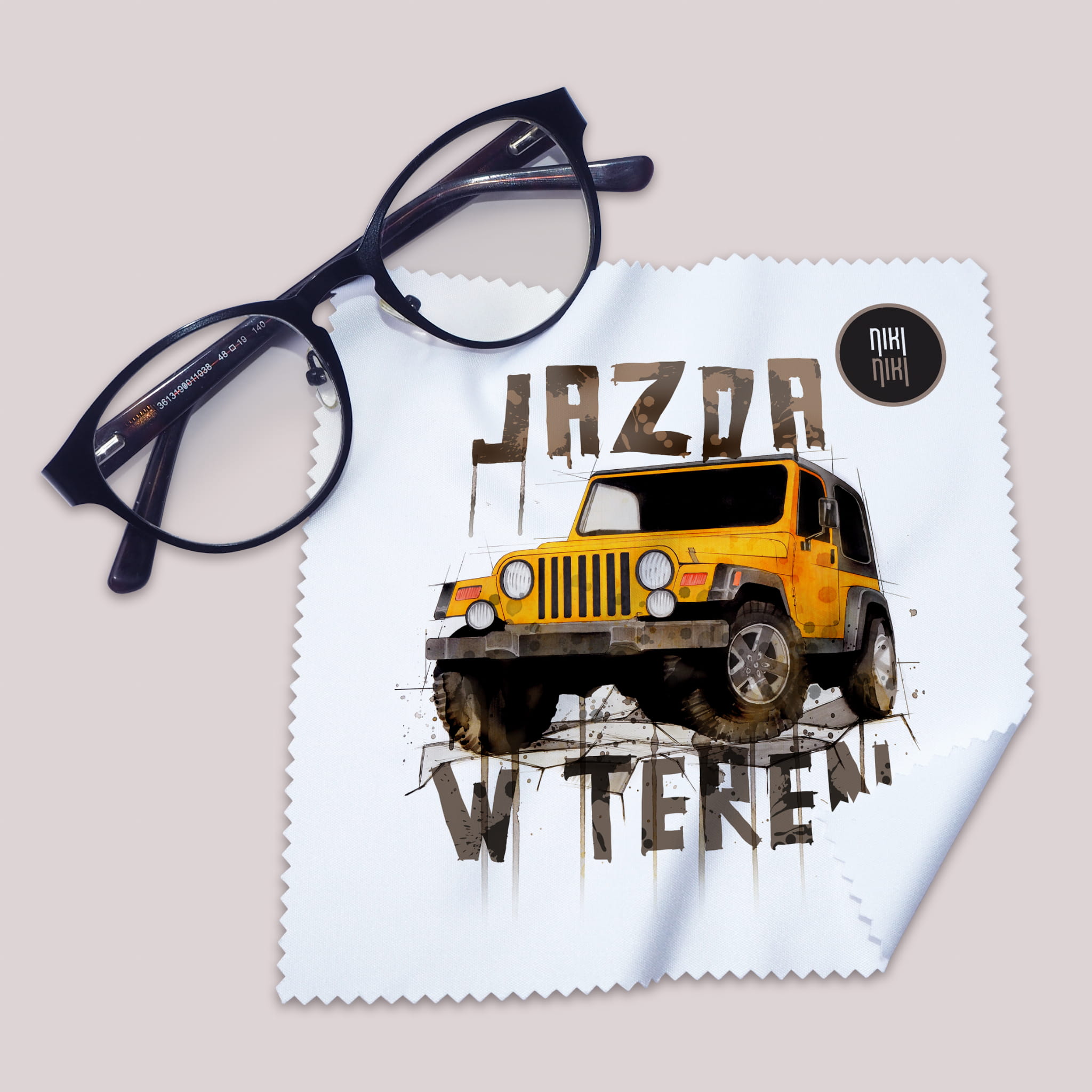 Wrangler — ściereczka (Kolor nadruku: żółty; Rodzaj nadruku: Wrangler)