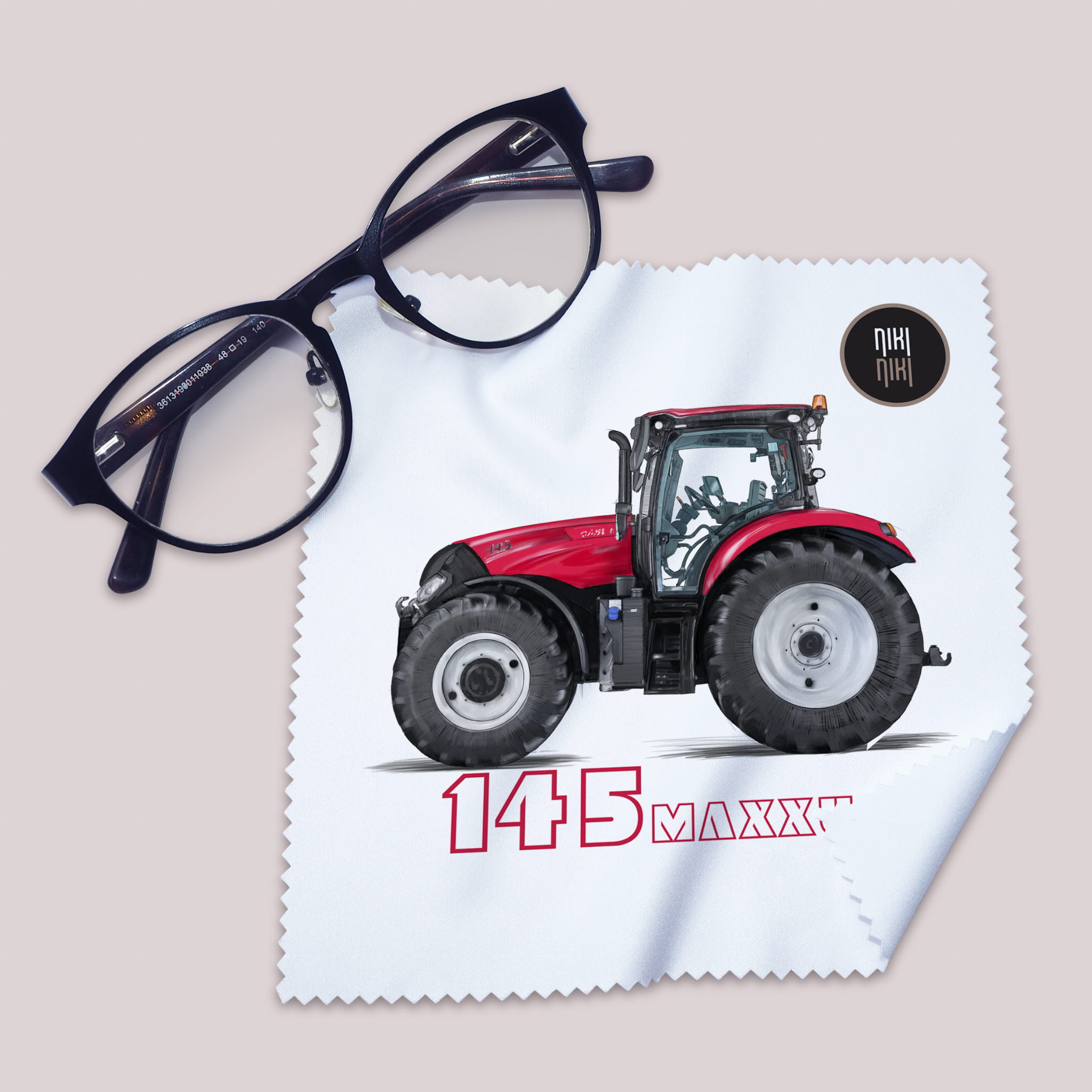 Case — ściereczka (Kolor nadruku: czerwony; Rodzaj nadruku: Case)