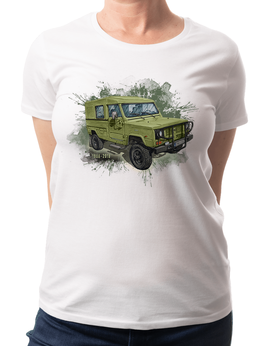 Honker — koszulka (Kolor koszulki: biały; Rozmiar: M (damska); Rodzaj nadruku: Honker)