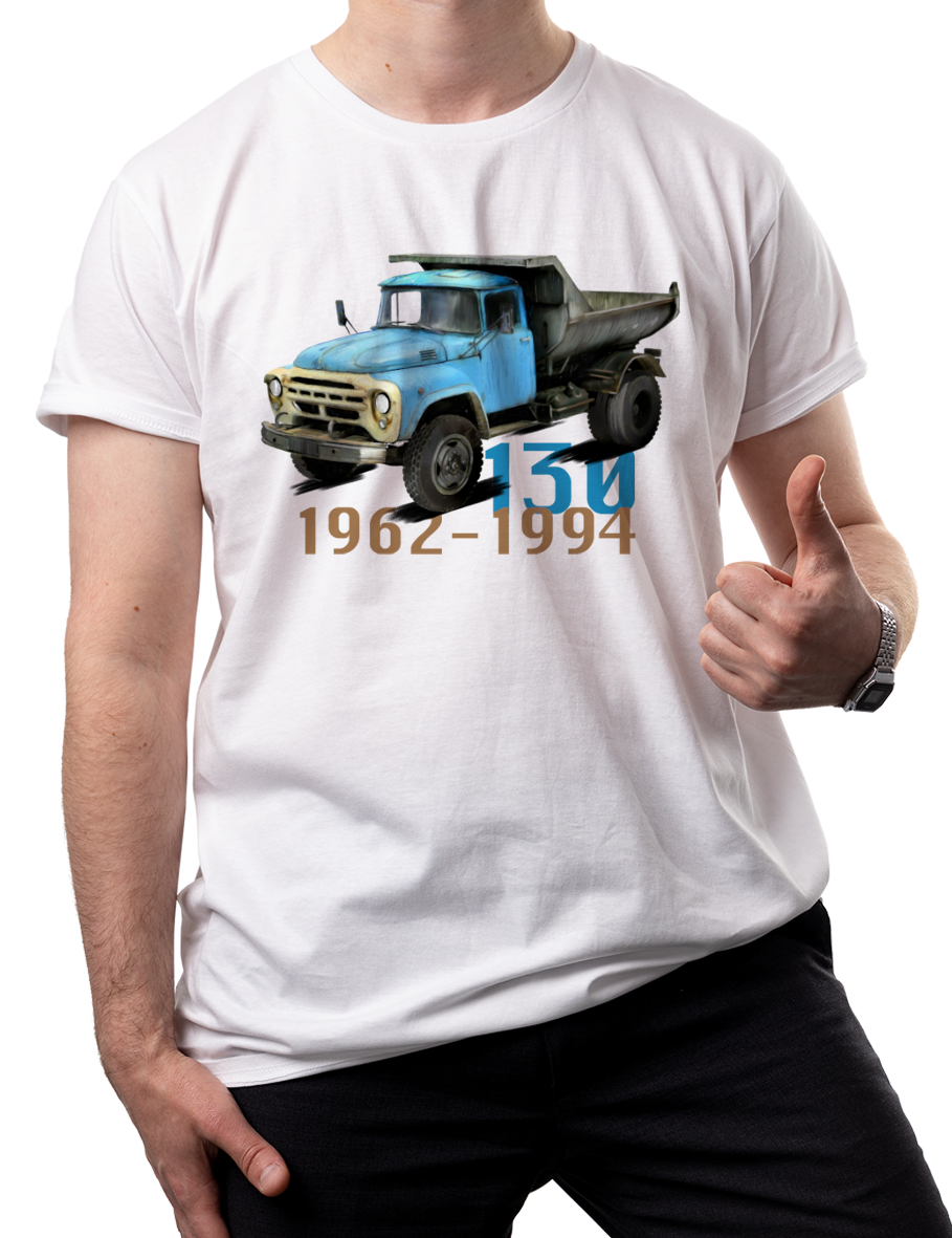 ZiŁ — koszulka (Kolor koszulki: biały; Rozmiar: 3XL (męska); Rodzaj nadruku: ZiŁ)