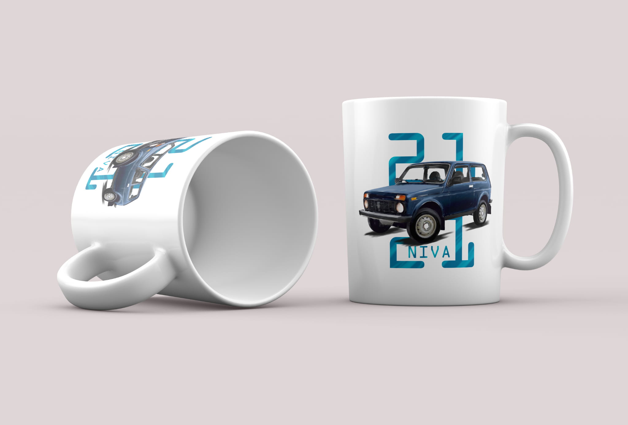 Łada Niva — kubek (Rodzaj nadruku: Łada Niva)