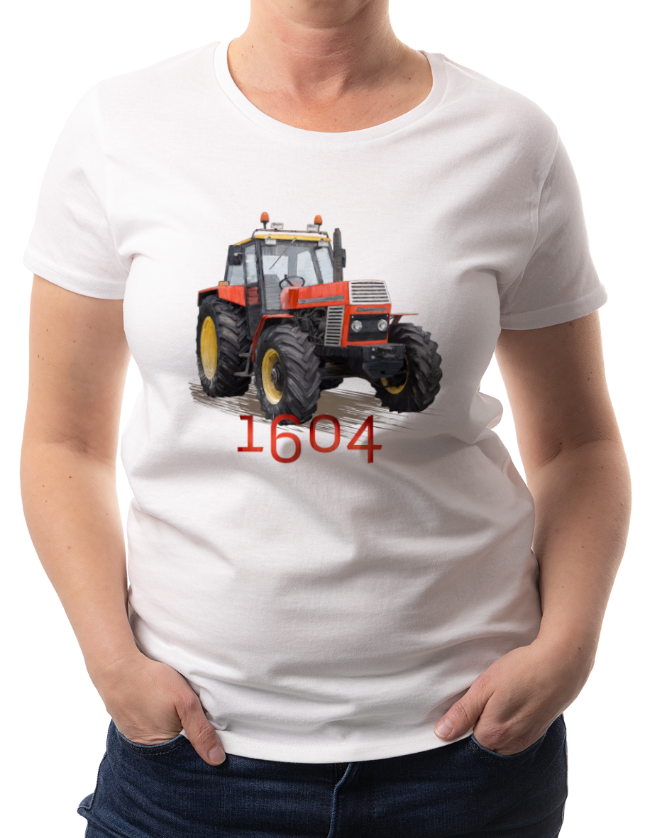 Ursus 1604 — koszulka (Kolor koszulki: biały; Rozmiar: S (damska); Rodzaj nadruku: Ursus 1604)