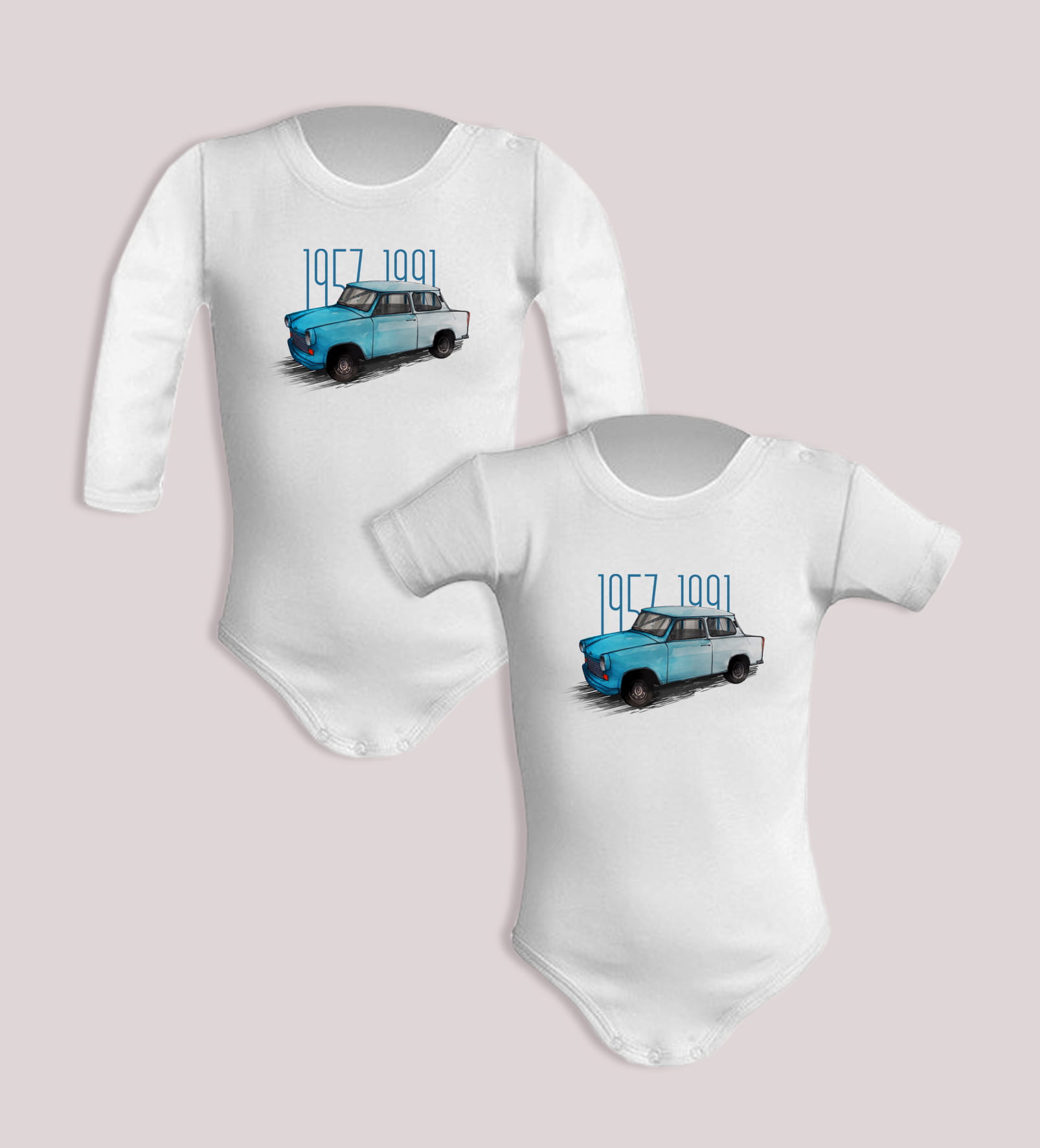 Trabant — body (Rozmiar: 6M; Długość rękawa: krótki; Rodzaj nadruku: Trabant)