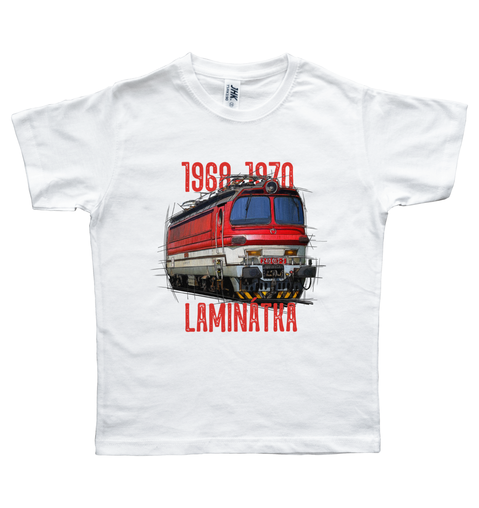 Laminatka — koszulka (Kolor koszulki: biały; Rozmiar: 12 - 14 lat; Rodzaj nadruku: Laminatka)