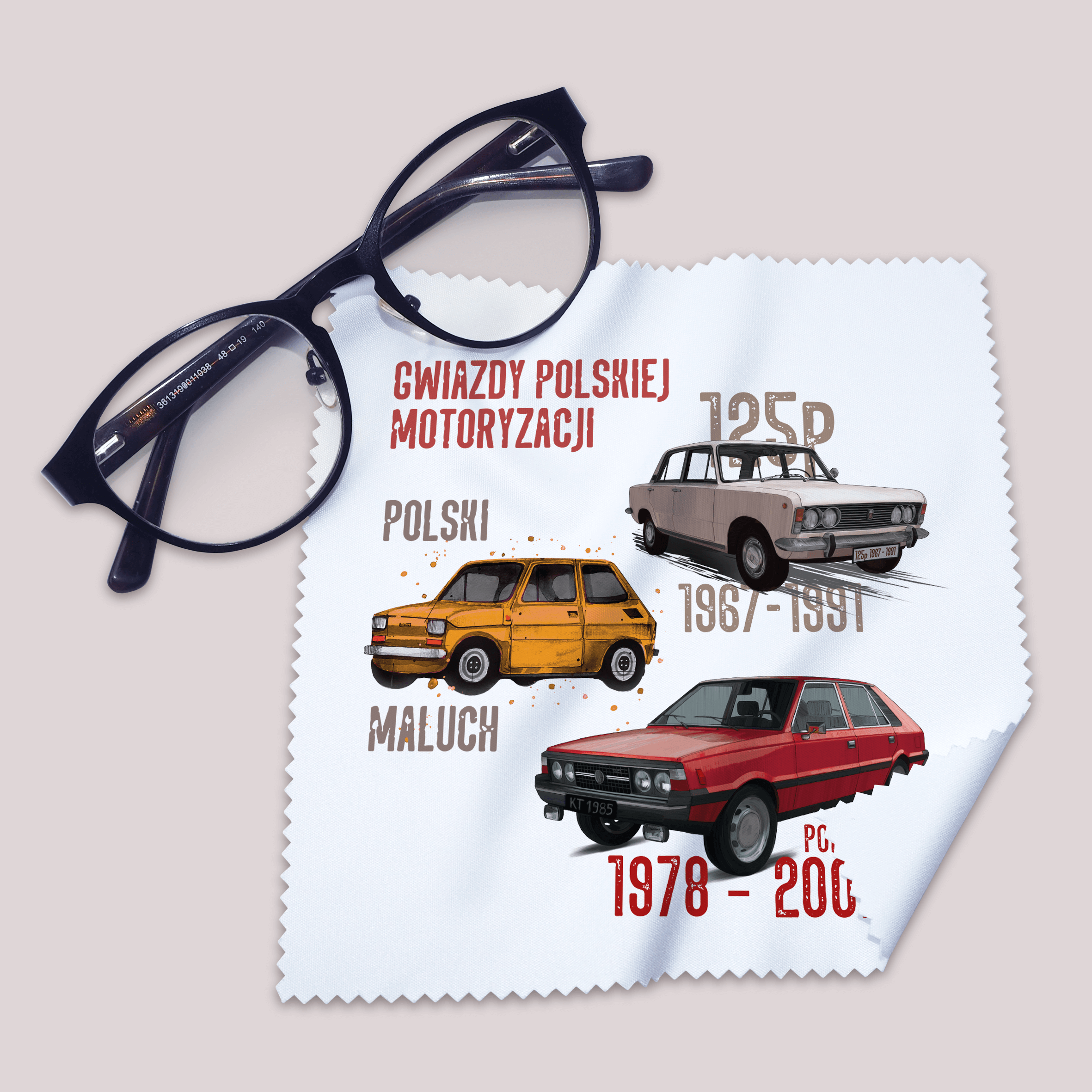 Ściereczka dla fana motoryzacji (Kolor nadruku: kolorowy; Rodzaj nadruku: OSOMIX)