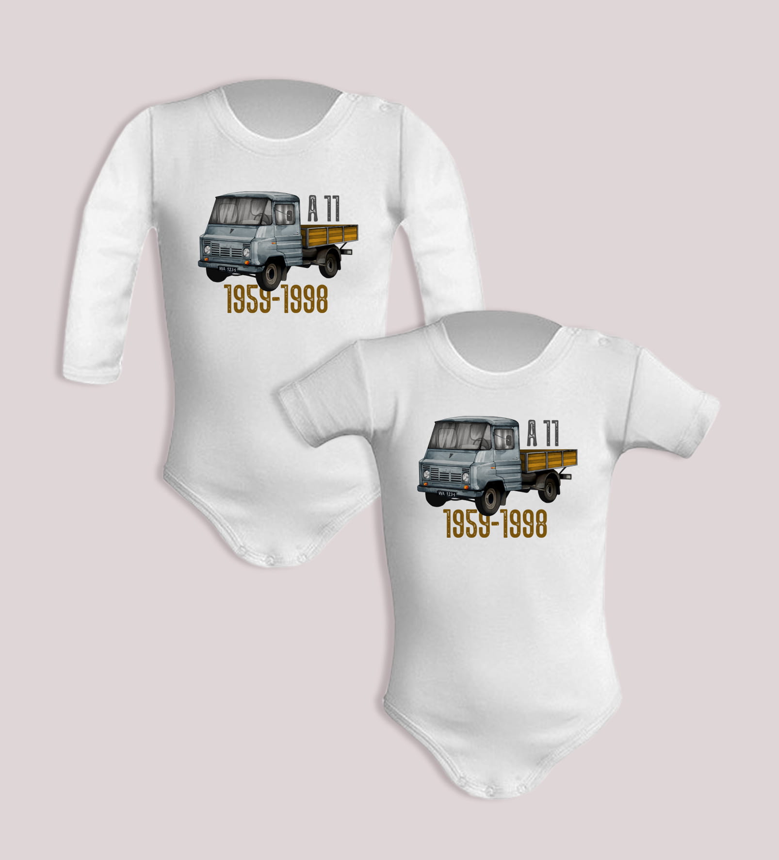 Żuk A11 — body (Rozmiar: 9M; Długość rękawa: długi; Rodzaj nadruku: Żuk A11)