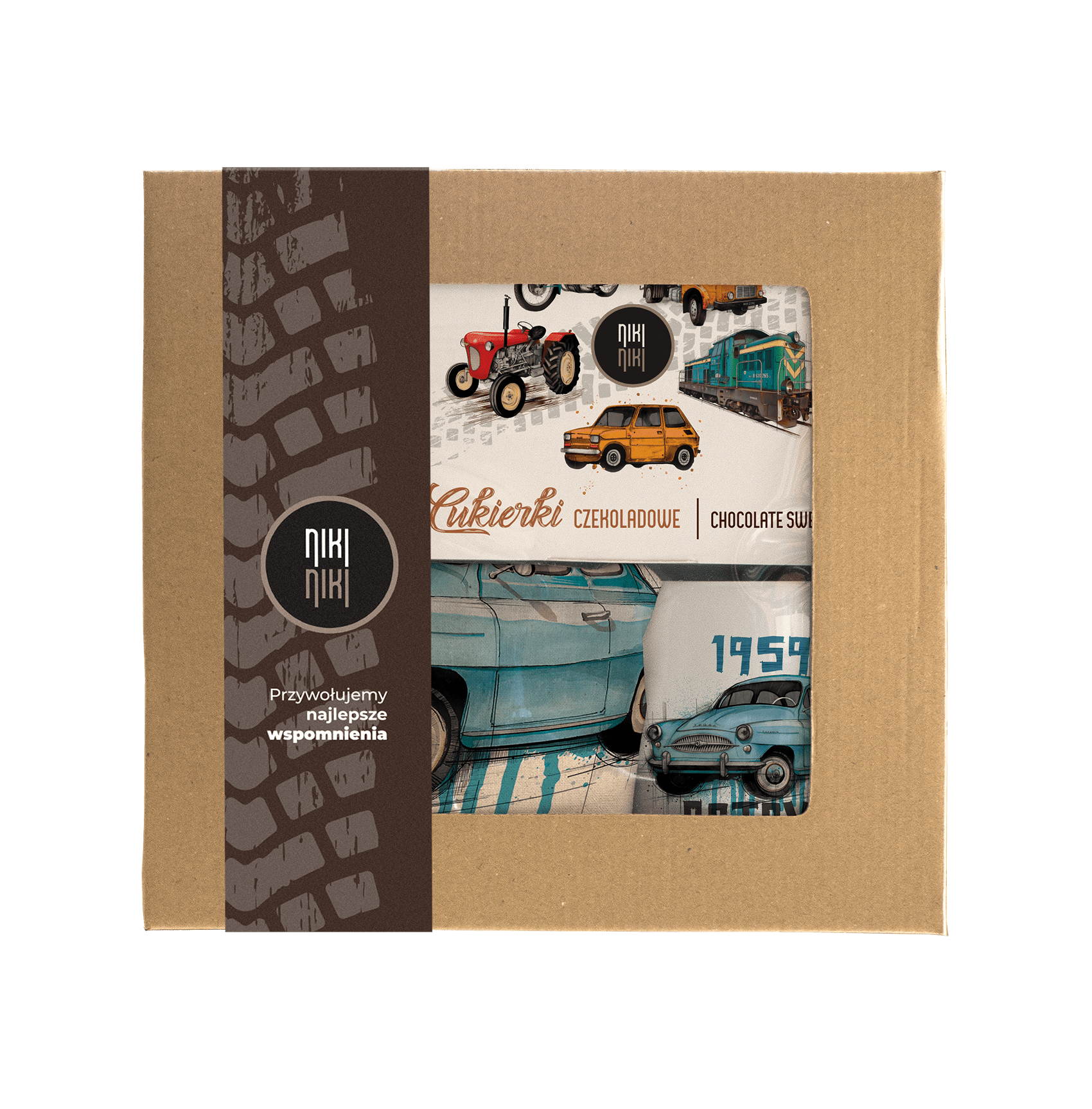 Škoda Octavia — paczka (Zawartość paczki: bluza, torba, kubek, słodycze; Rozmiar koszulki / bluzy: 3 - 4 lata; Kolor koszulki / bluzy: szary; Rodzaj n