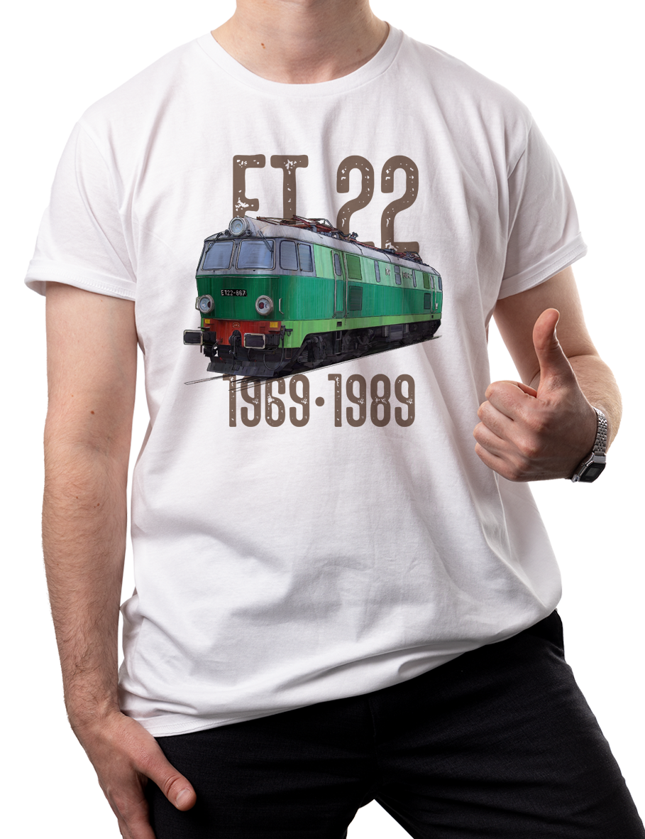 ET22 Byk — koszulka (Kolor koszulki: biały; Rozmiar: XXL (męska); Rodzaj nadruku: ET22 Byk)