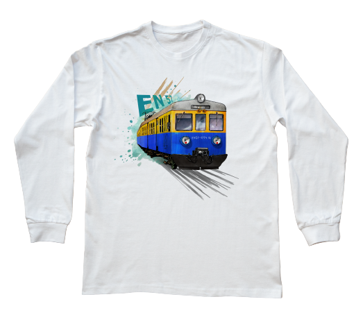 EN57 — bluzka z długim rękawem (Rozmiar: XXL (dorosła); Kolor koszulki: biały; Rodzaj nadruku: EN57)