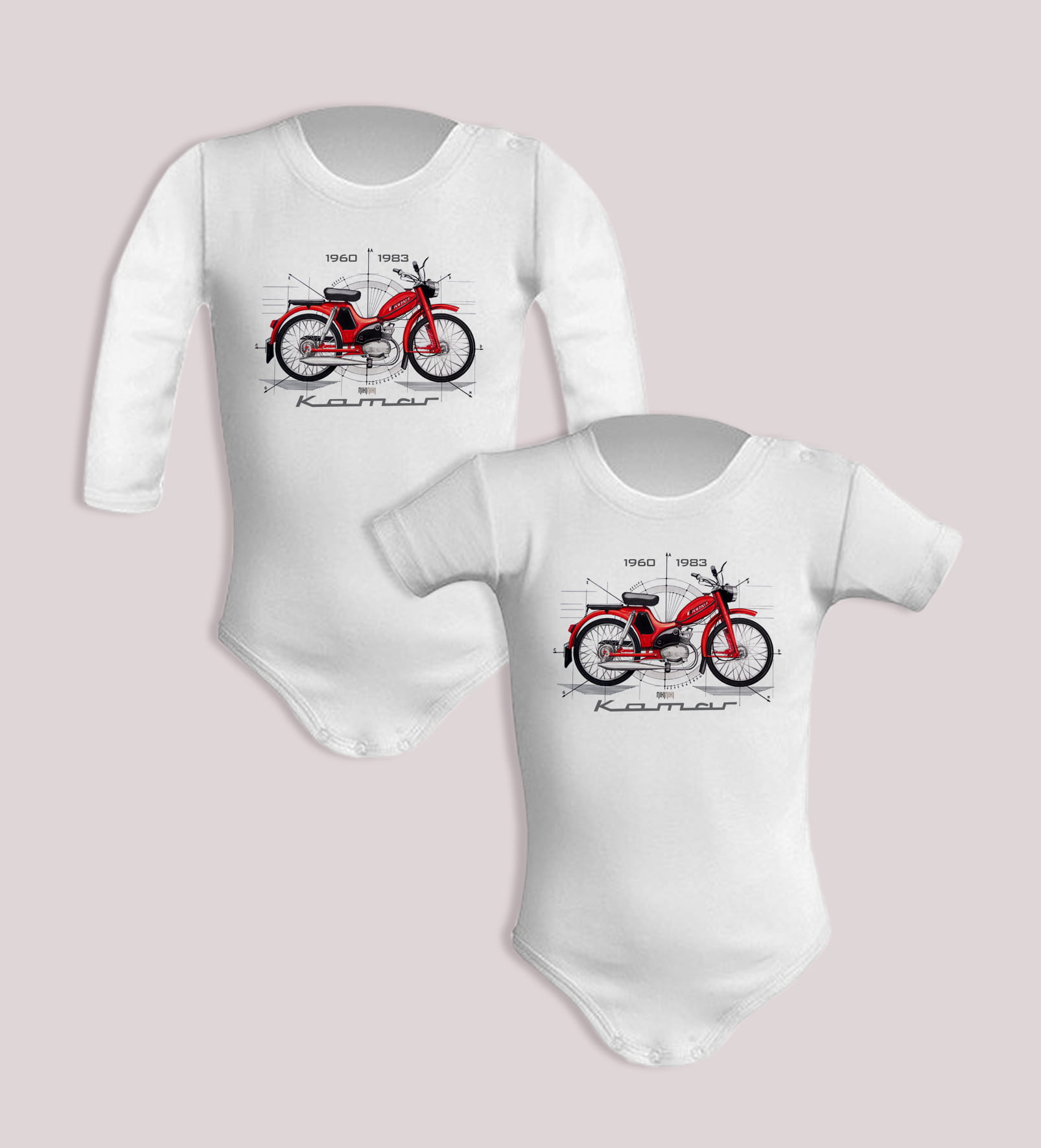 Komar — body (Rozmiar: 9M; Długość rękawa: długi; Rodzaj nadruku: Komar)