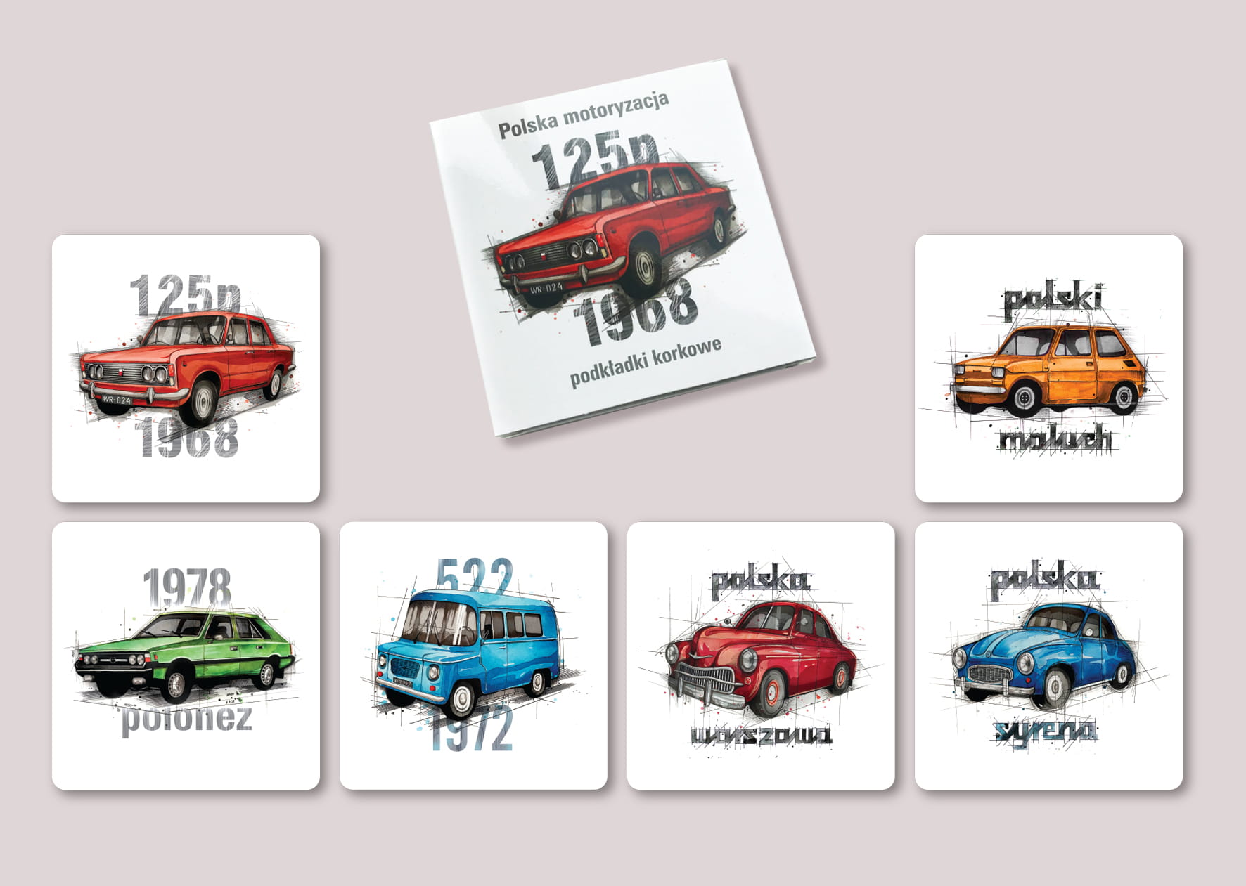 „Polska Motoryzacja” — podkładki