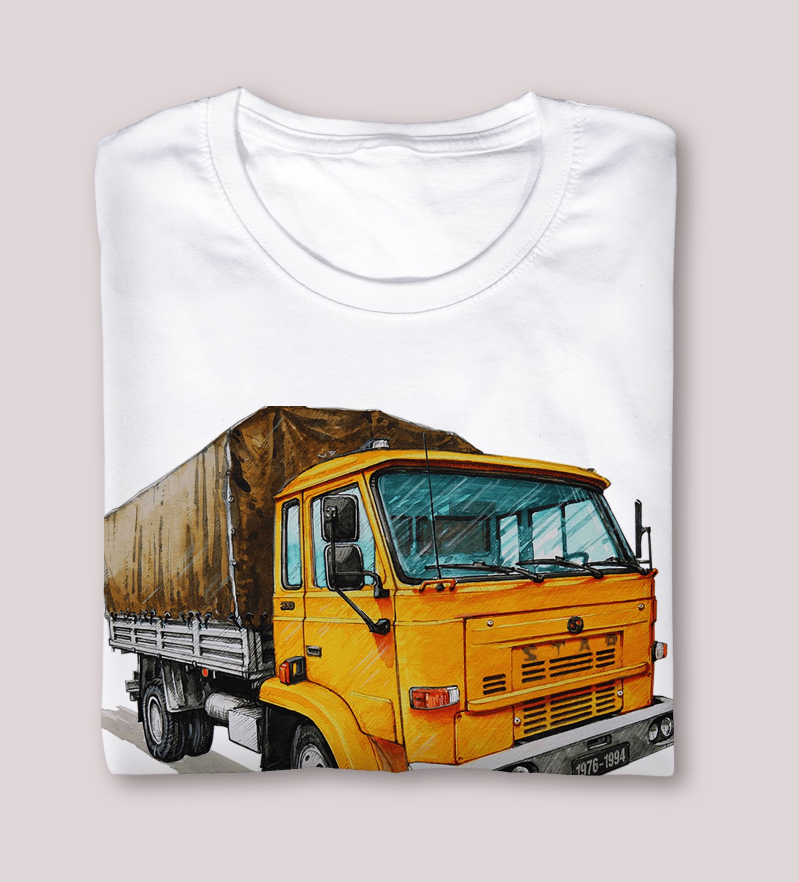 Star 200 — koszulka (Kolor koszulki: biały; Rozmiar: 7 - 8 lat; Rodzaj nadruku: Star 200)