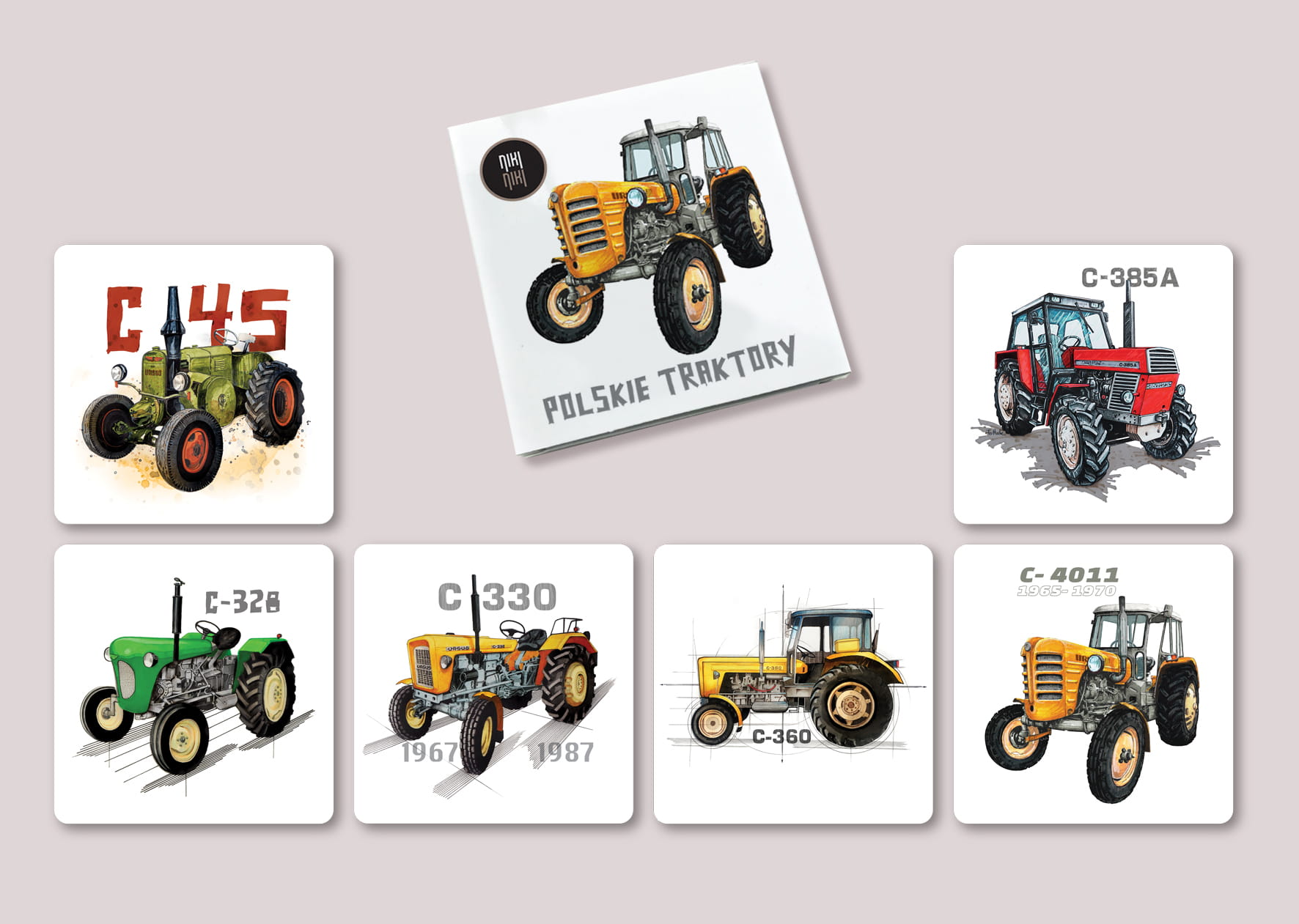 „Polskie Traktory” — podkładki