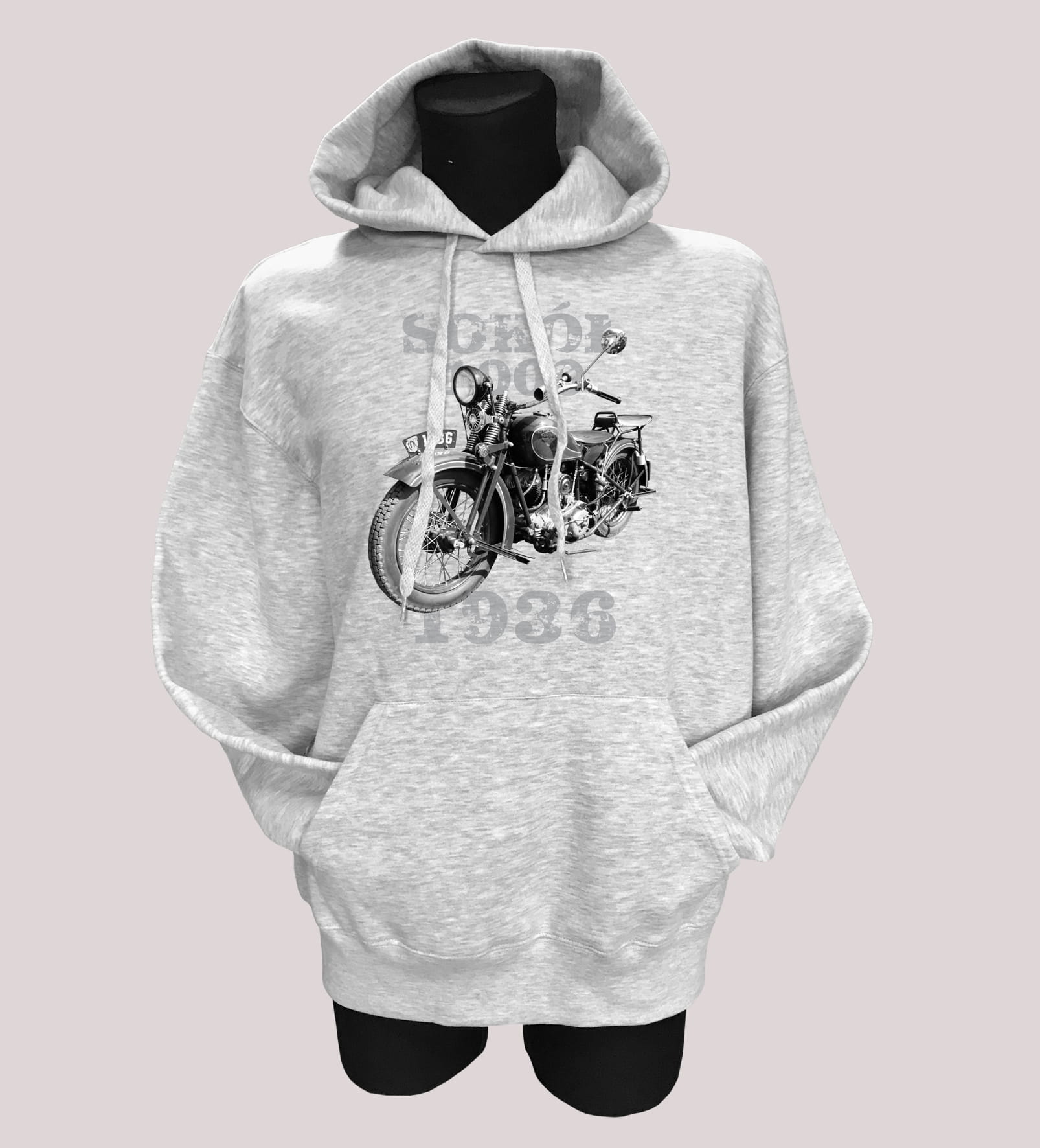 Sokół — bluza (Rozmiar: M; Kolor bluzy: szary; Rodzaj nadruku: Sokół)