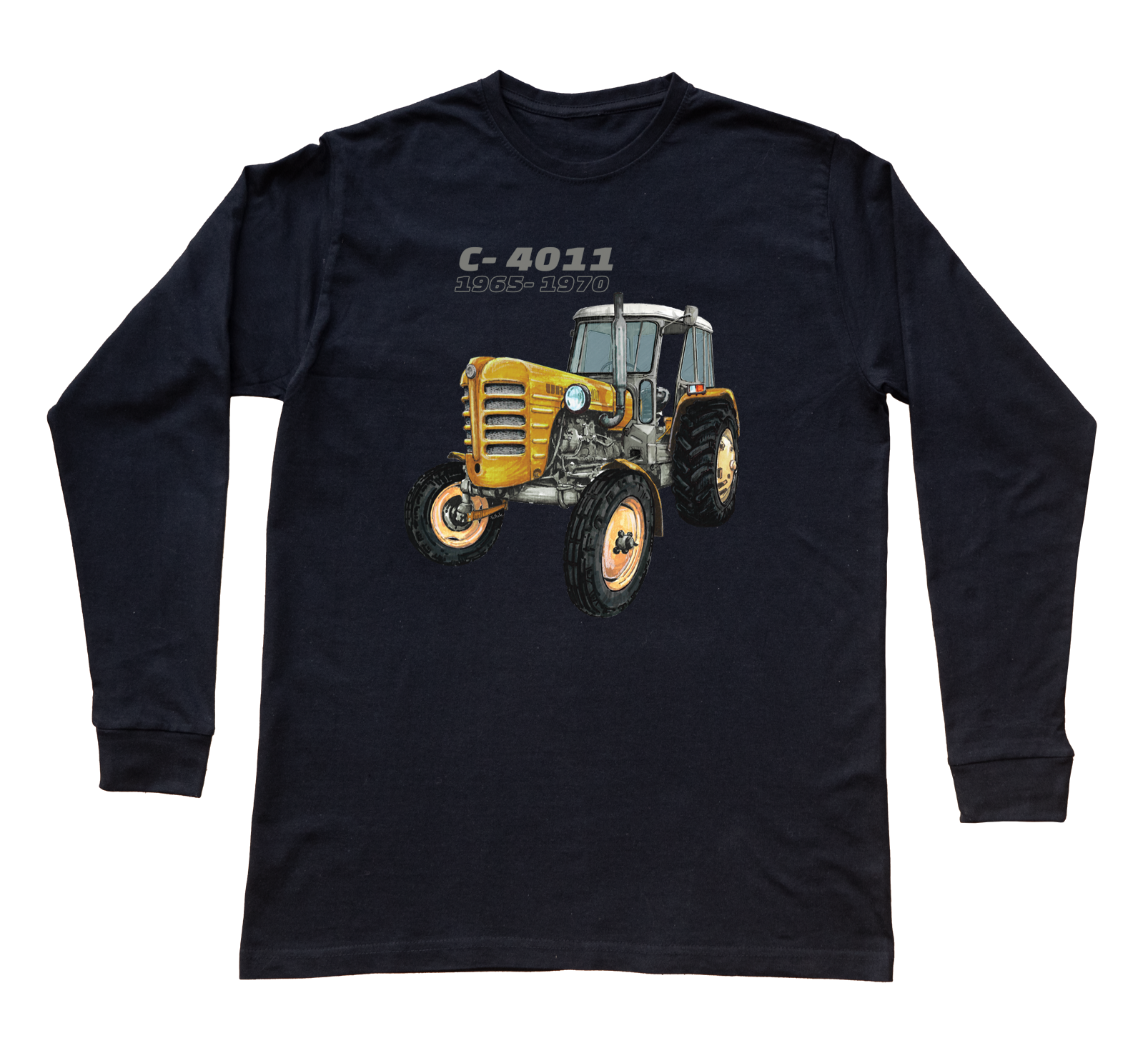 Ursus C-4011 — bluzka z długim rękawem (Rozmiar: 12 - 14 lat; Kolor koszulki: czarny; Rodzaj nadruku: Ursus C-4011)