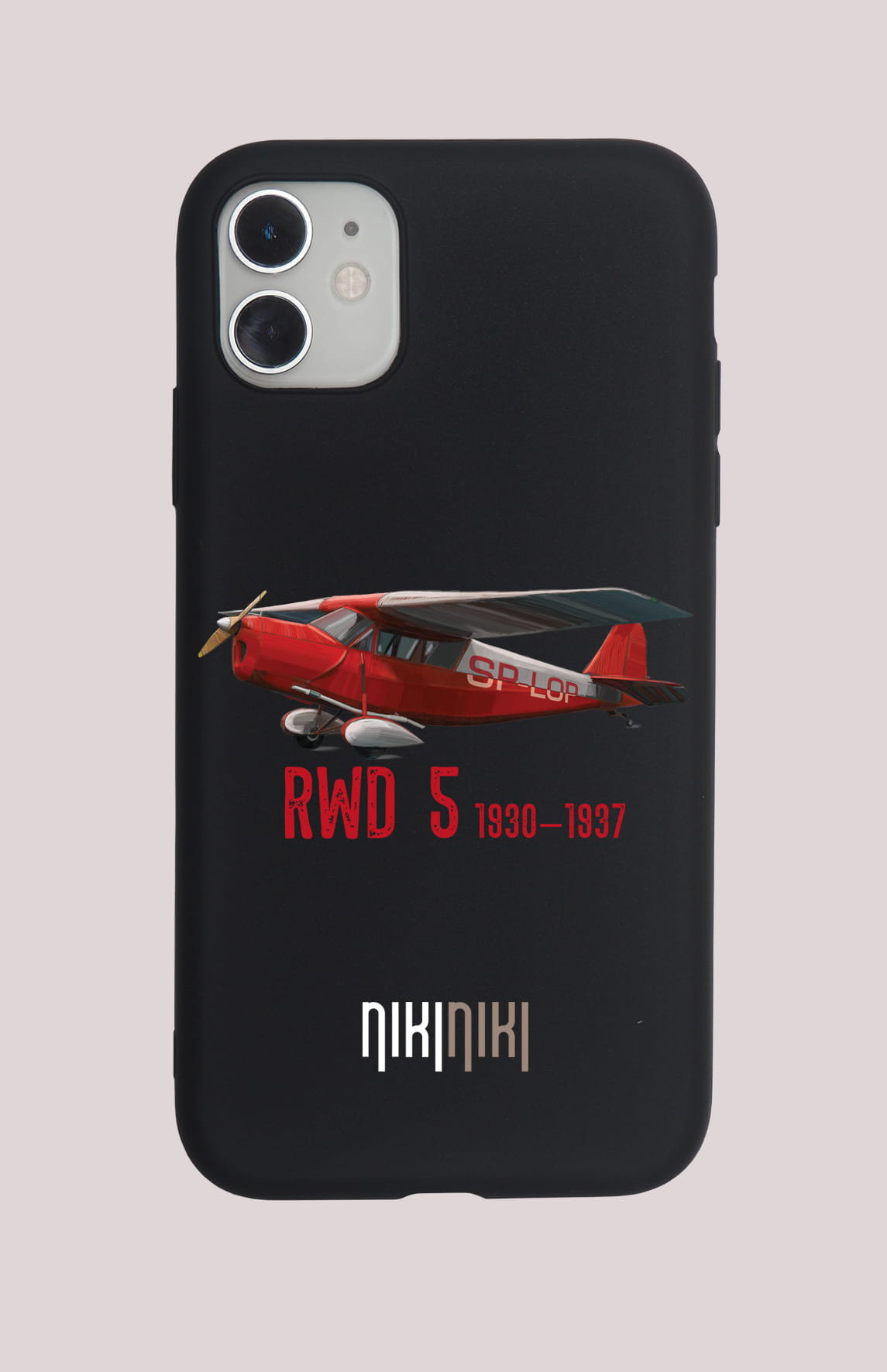 RWD-5 — etui (Producent telefonu: HUAWEI; Model telefonu: P50; Kolor etui: czarny; Rodzaj nadruku: RWD-5)