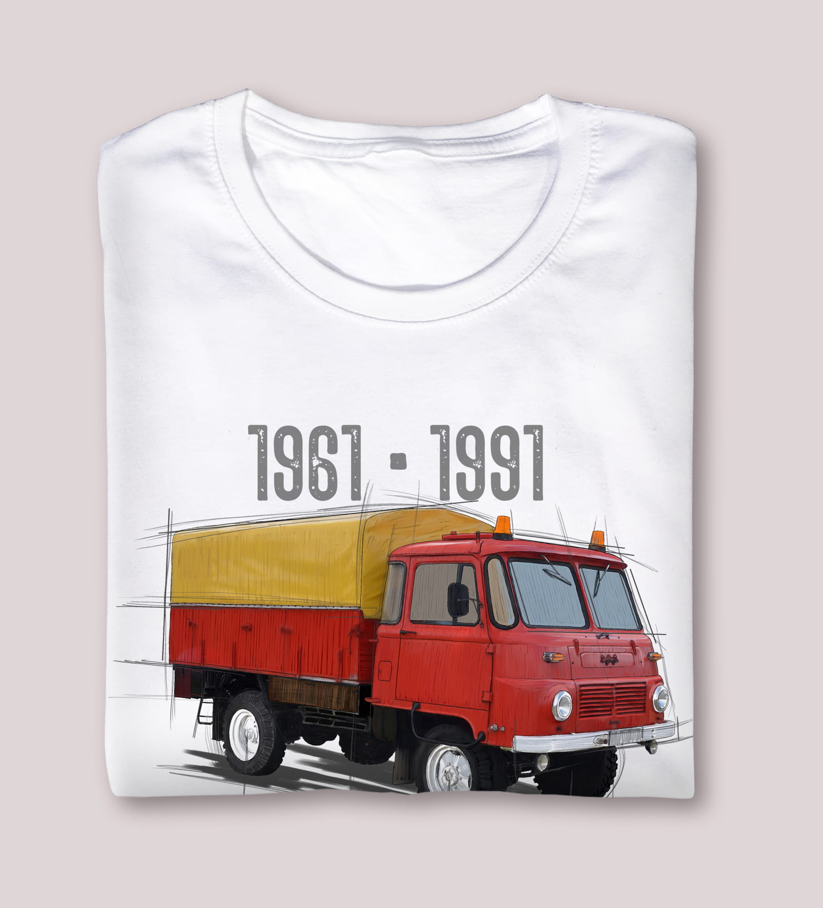 Robur — koszulka (Kolor koszulki: biały; Rozmiar: 9 - 11 lat; Rodzaj nadruku: Robur)