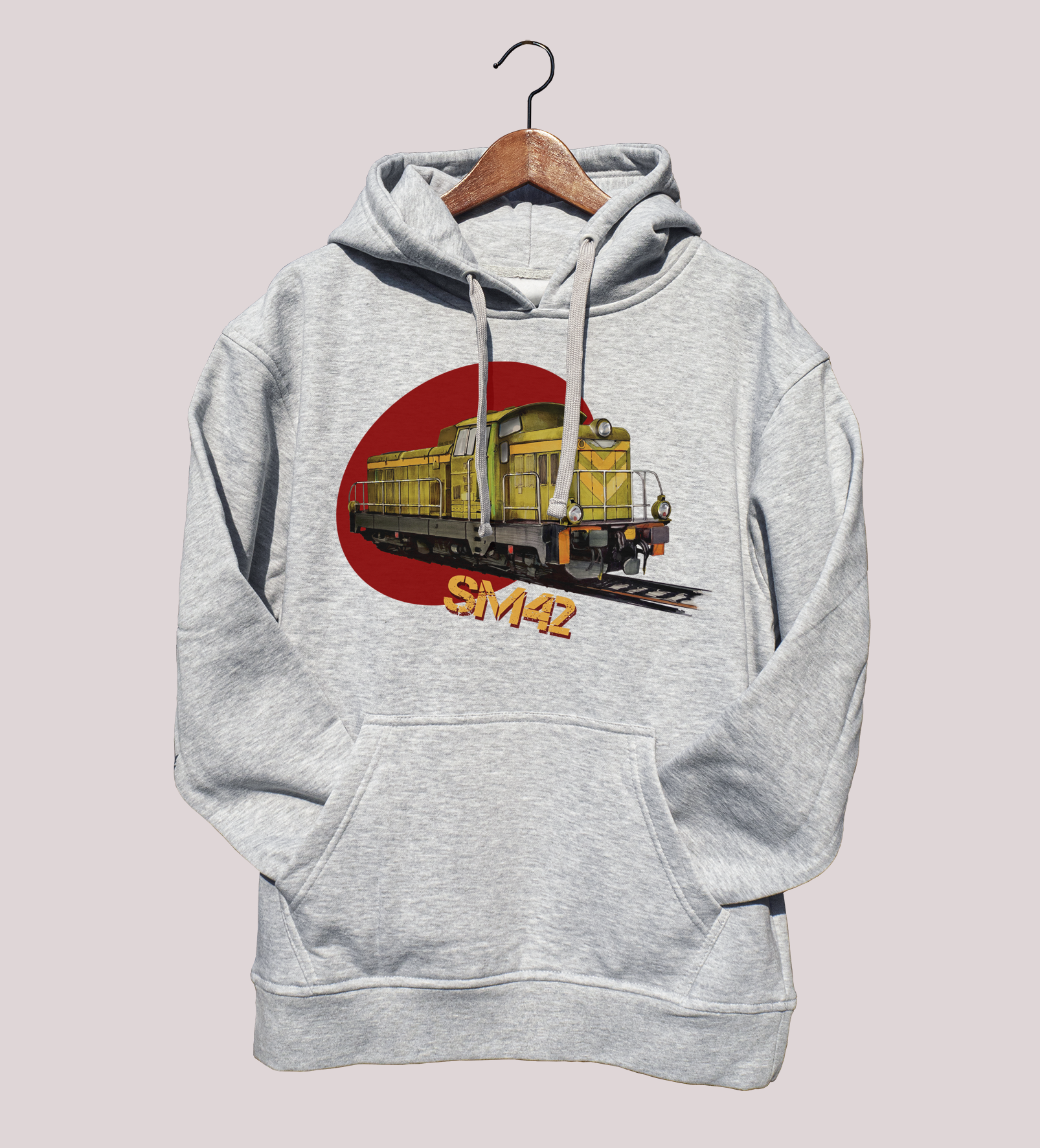 SM42 Stonka — bluza (Rozmiar: XXL; Kolor bluzy: szary; Rodzaj nadruku: SM42 Stonka)