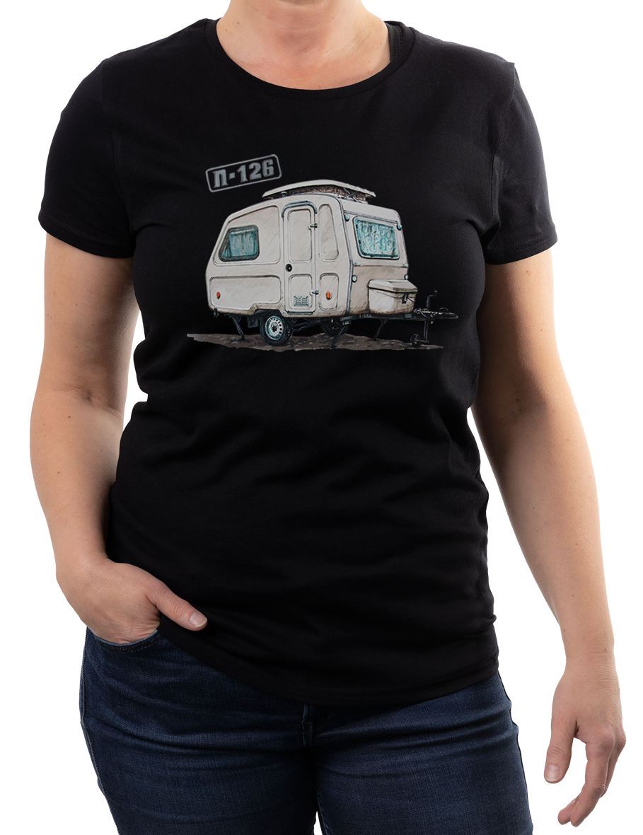 Niewiadów N-126 — koszulka (Kolor koszulki: czarny; Rozmiar: XXL (damska); Rodzaj nadruku: Niewiadów N-126)