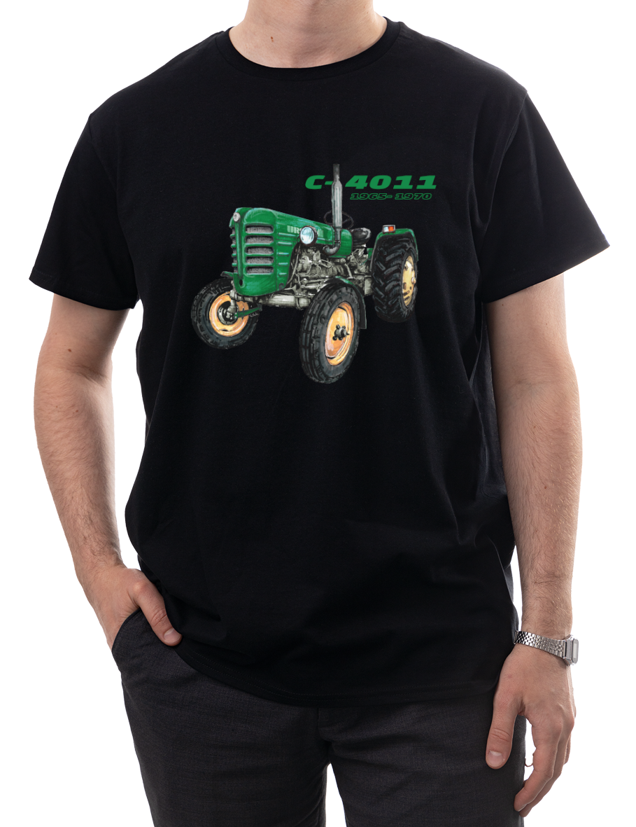 Ursus C-4011 — koszulka (Kolor koszulki: czarny; Rozmiar: 5XL (męska); Rodzaj nadruku: Ursus C-4011)