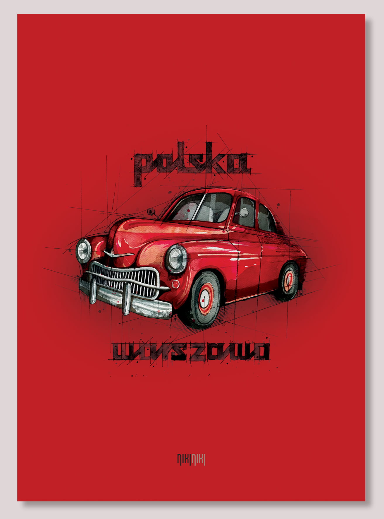 Warszawa — plakat